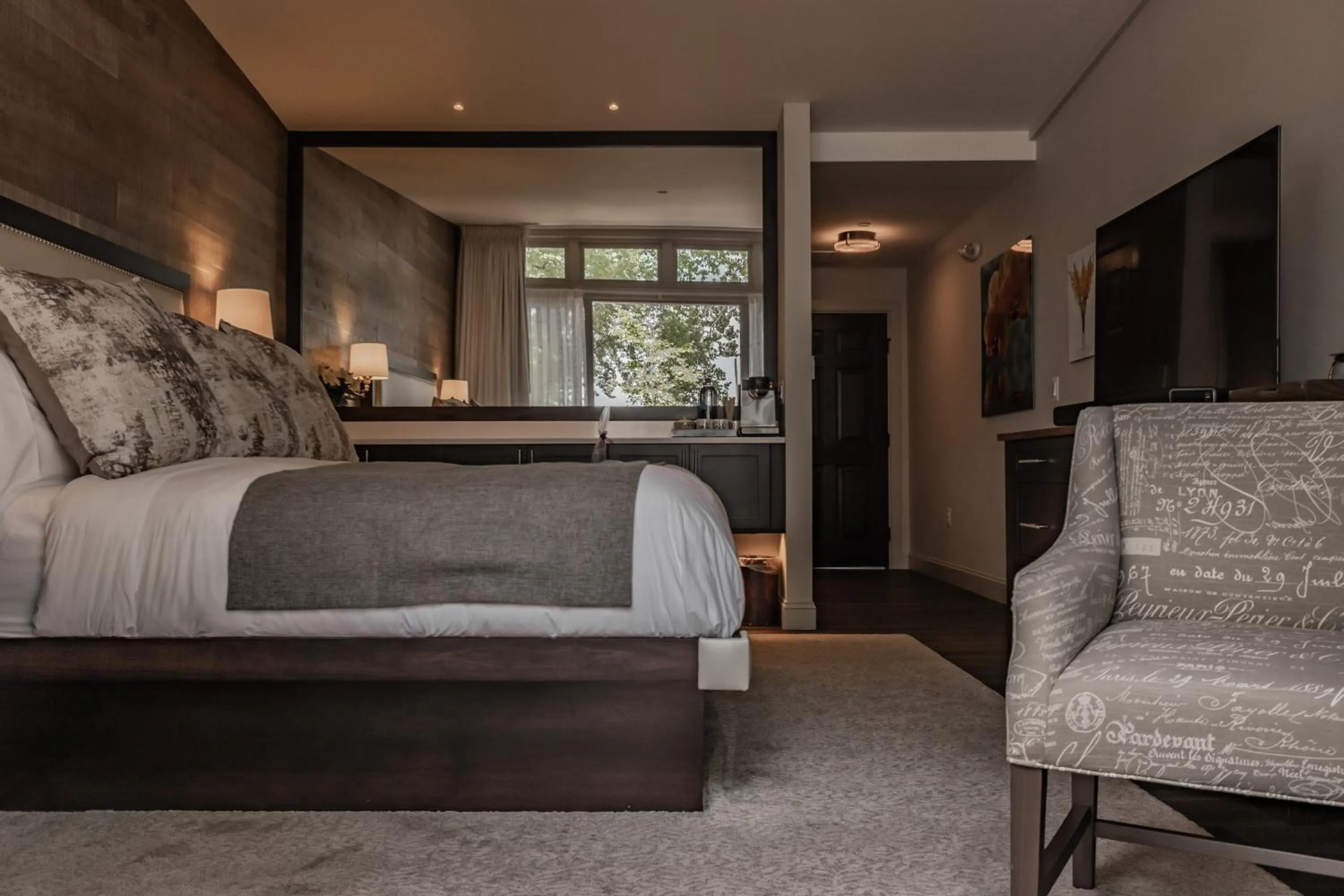 Bed in Carriage House New Hope