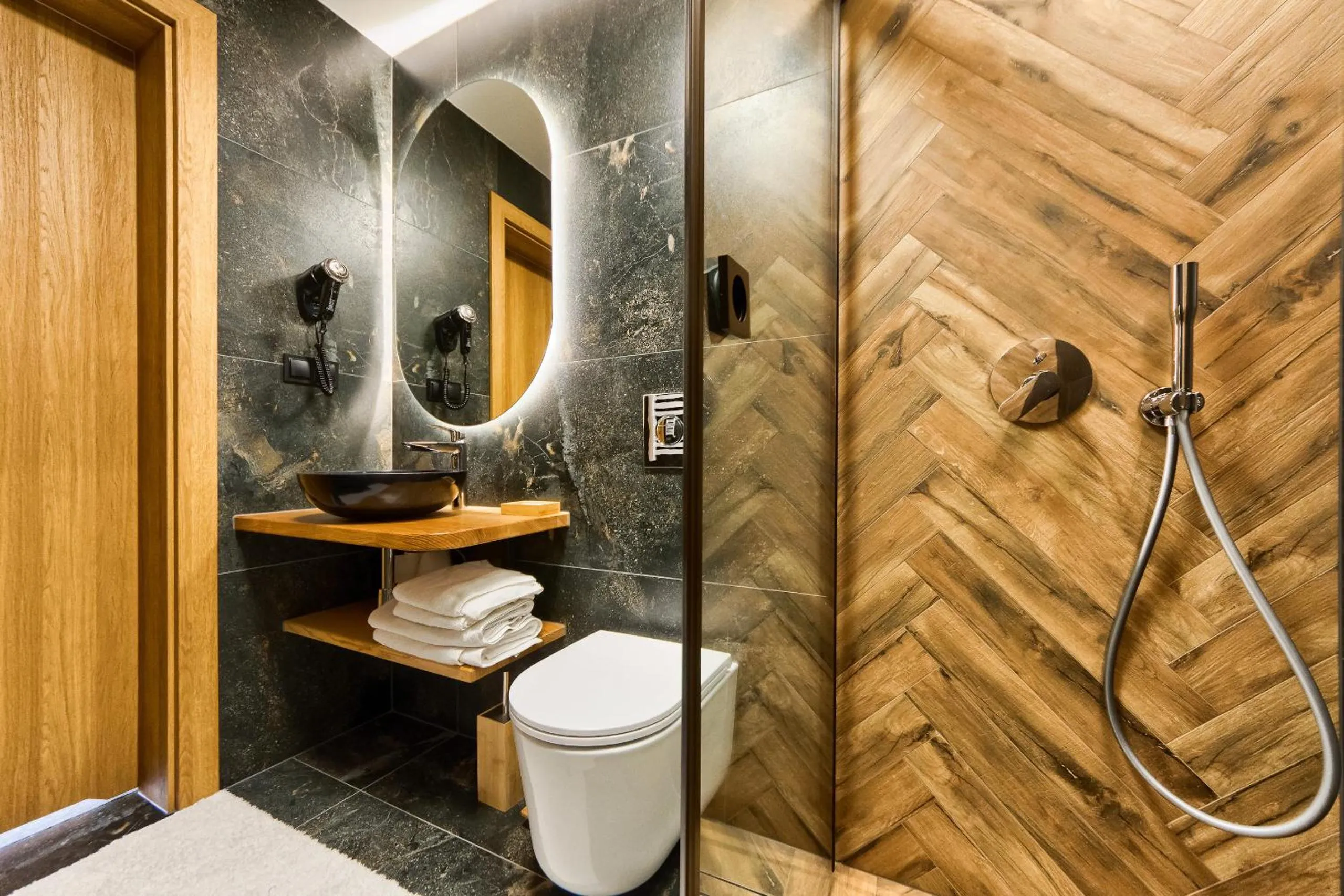 Shower in Apartamenty Willa Kamila Zakopane z Jacuzzi