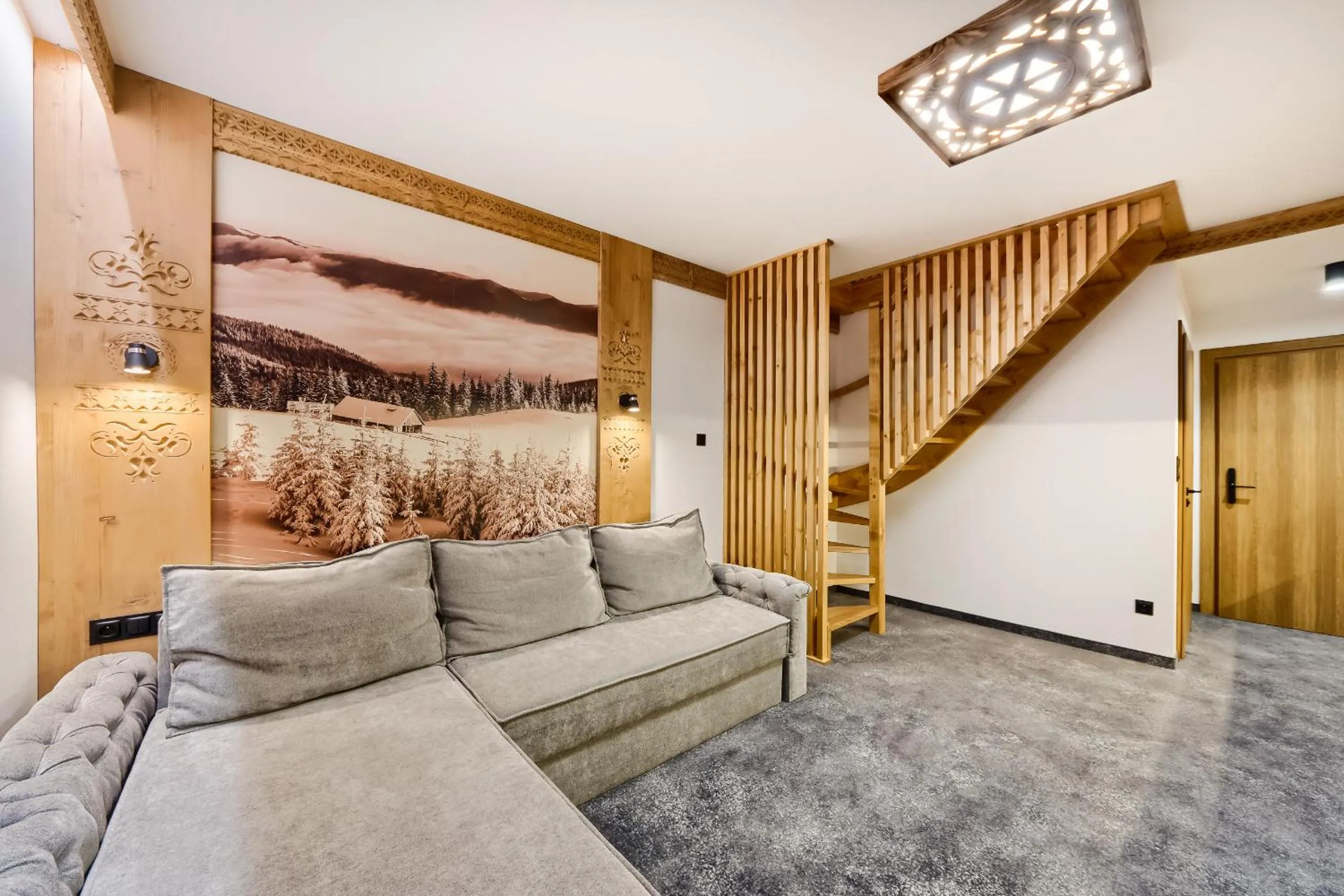 Living room in Apartamenty Willa Kamila Zakopane z Jacuzzi