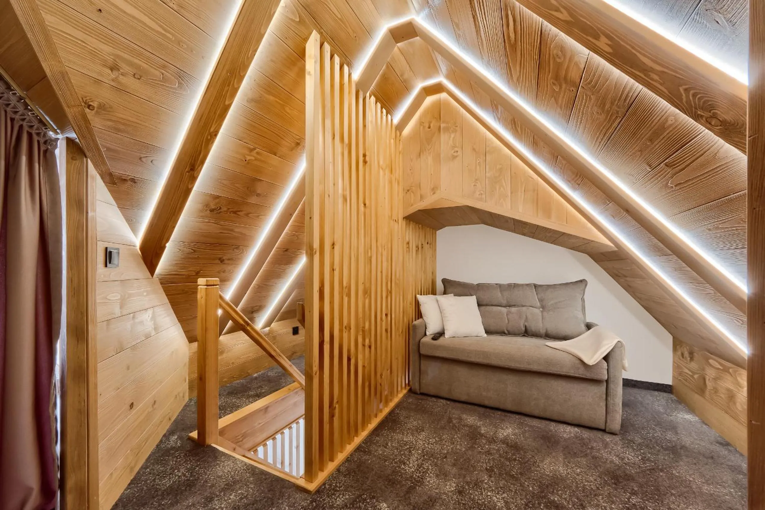 Bed in Apartamenty Willa Kamila Zakopane z Jacuzzi