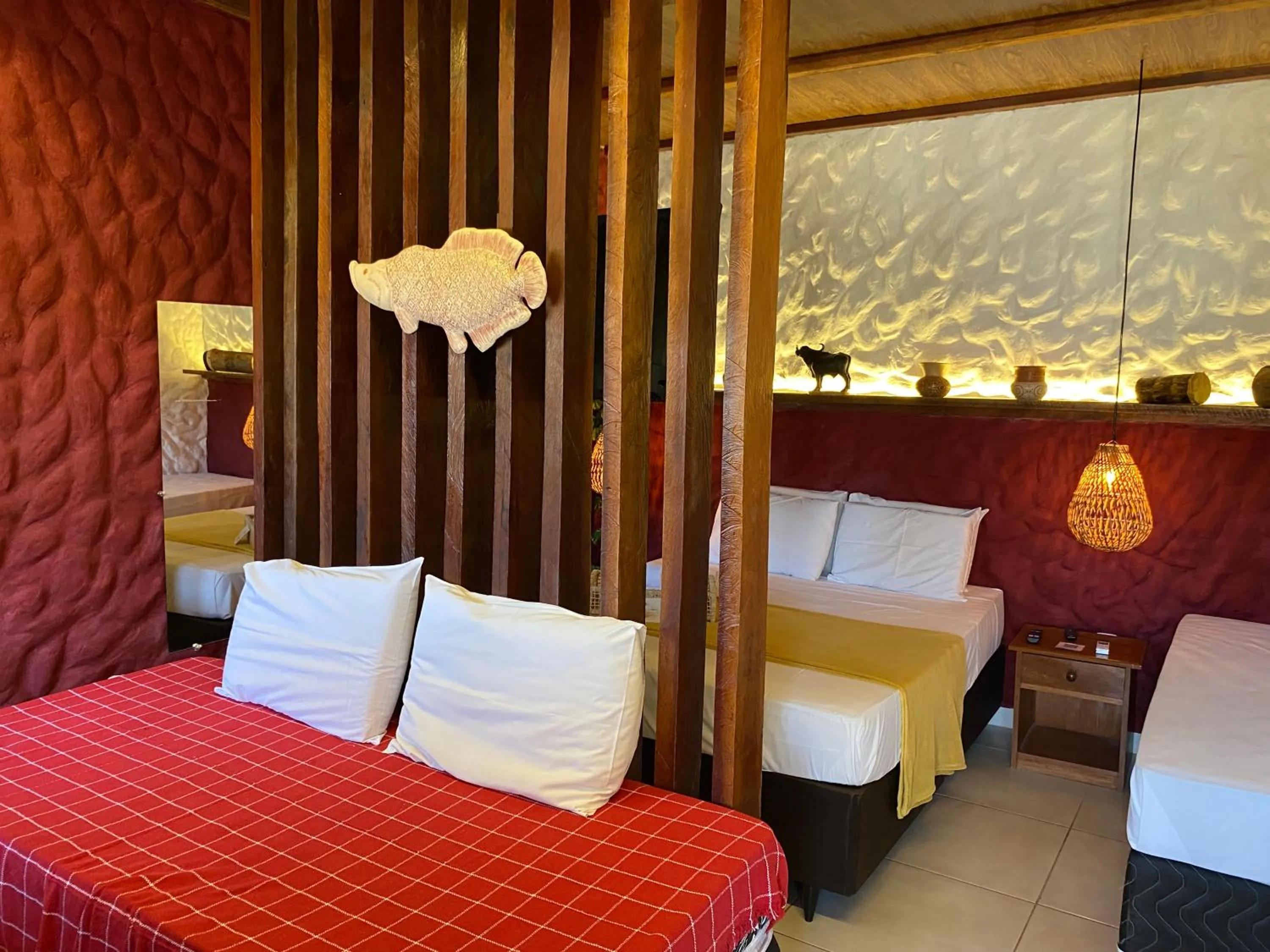 Bed in Pousada O Canto do Francês