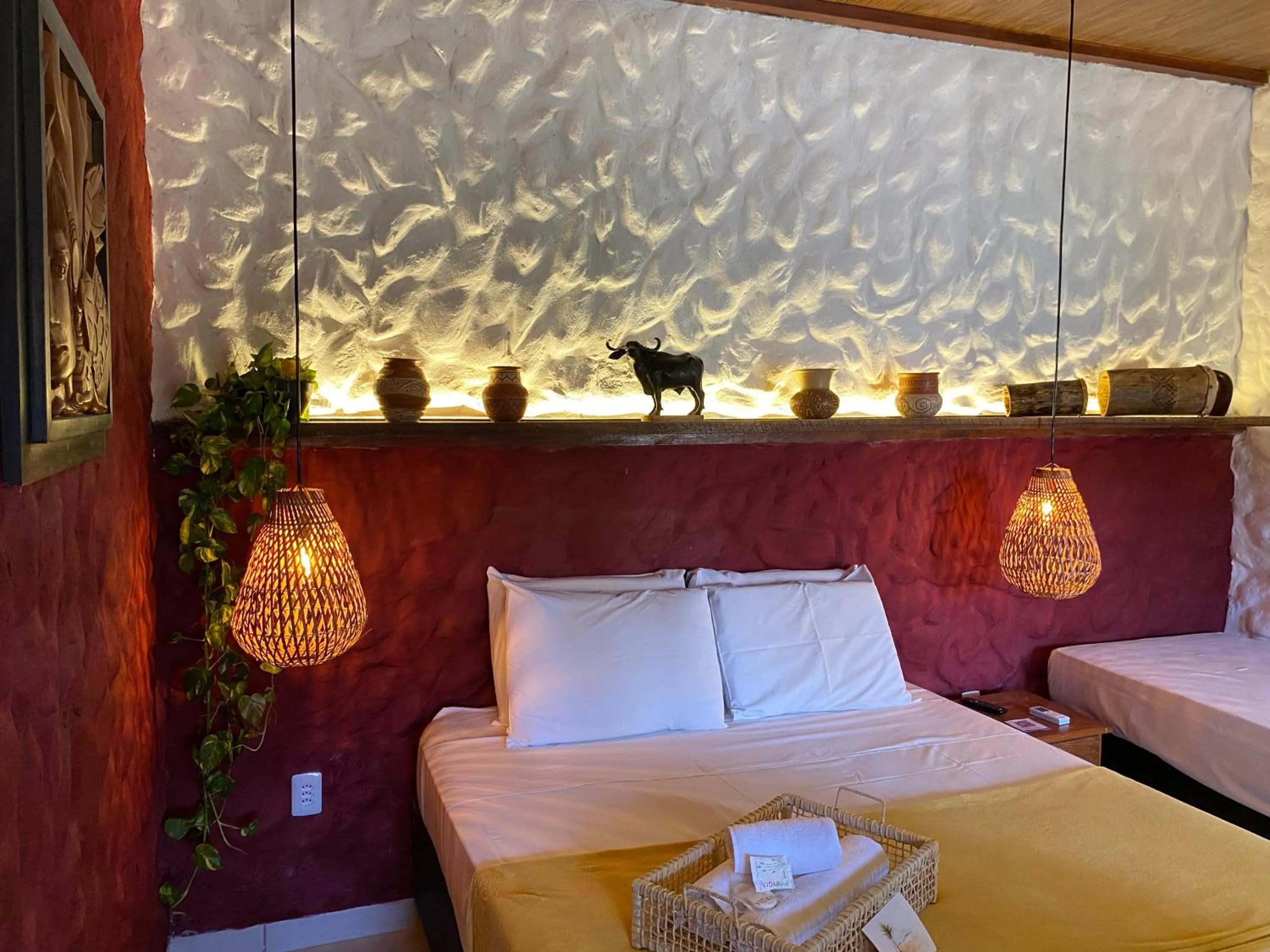 Photo of the whole room, Bed in Pousada O Canto do Francês