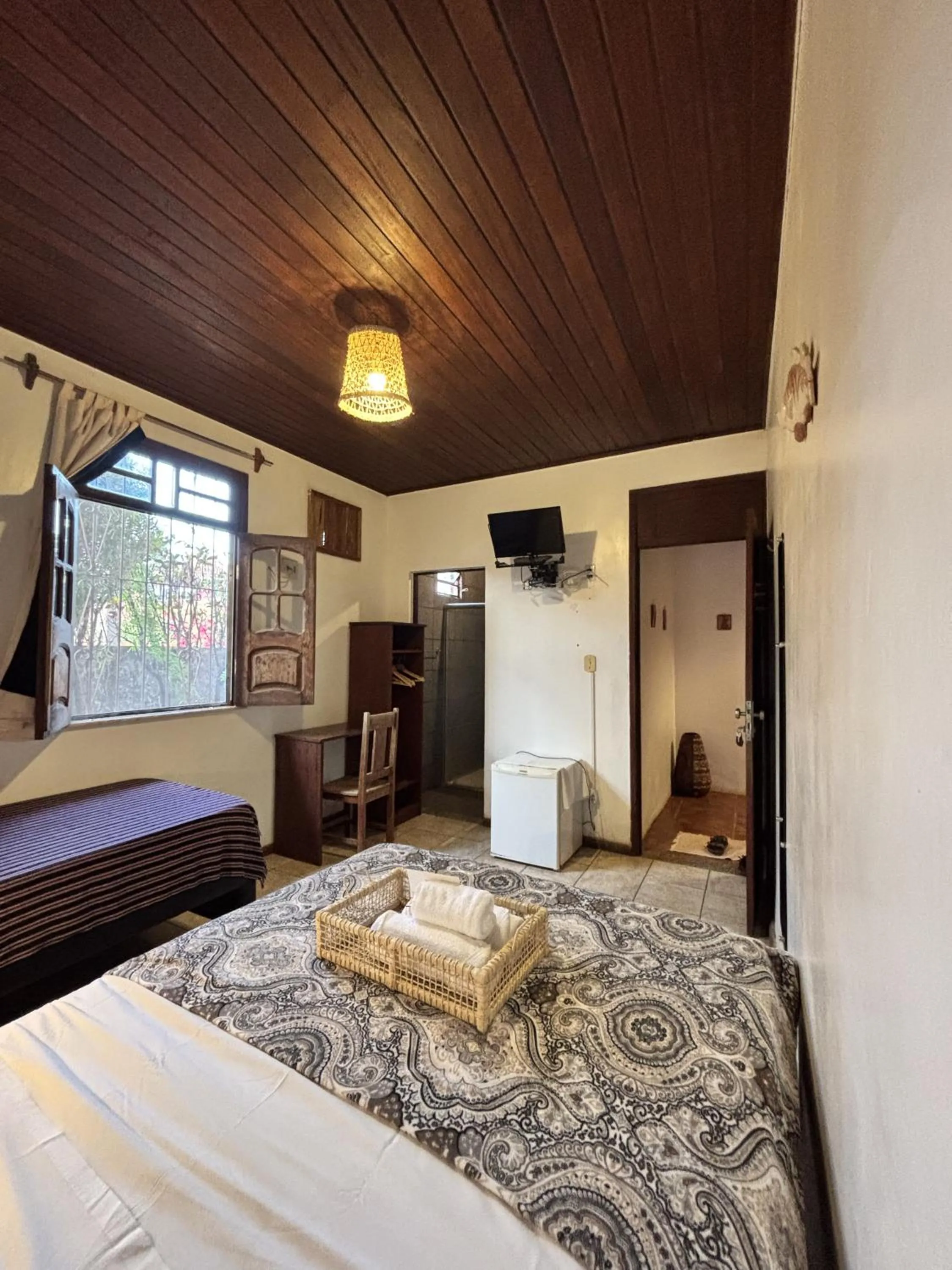 Bed in Pousada O Canto do Francês