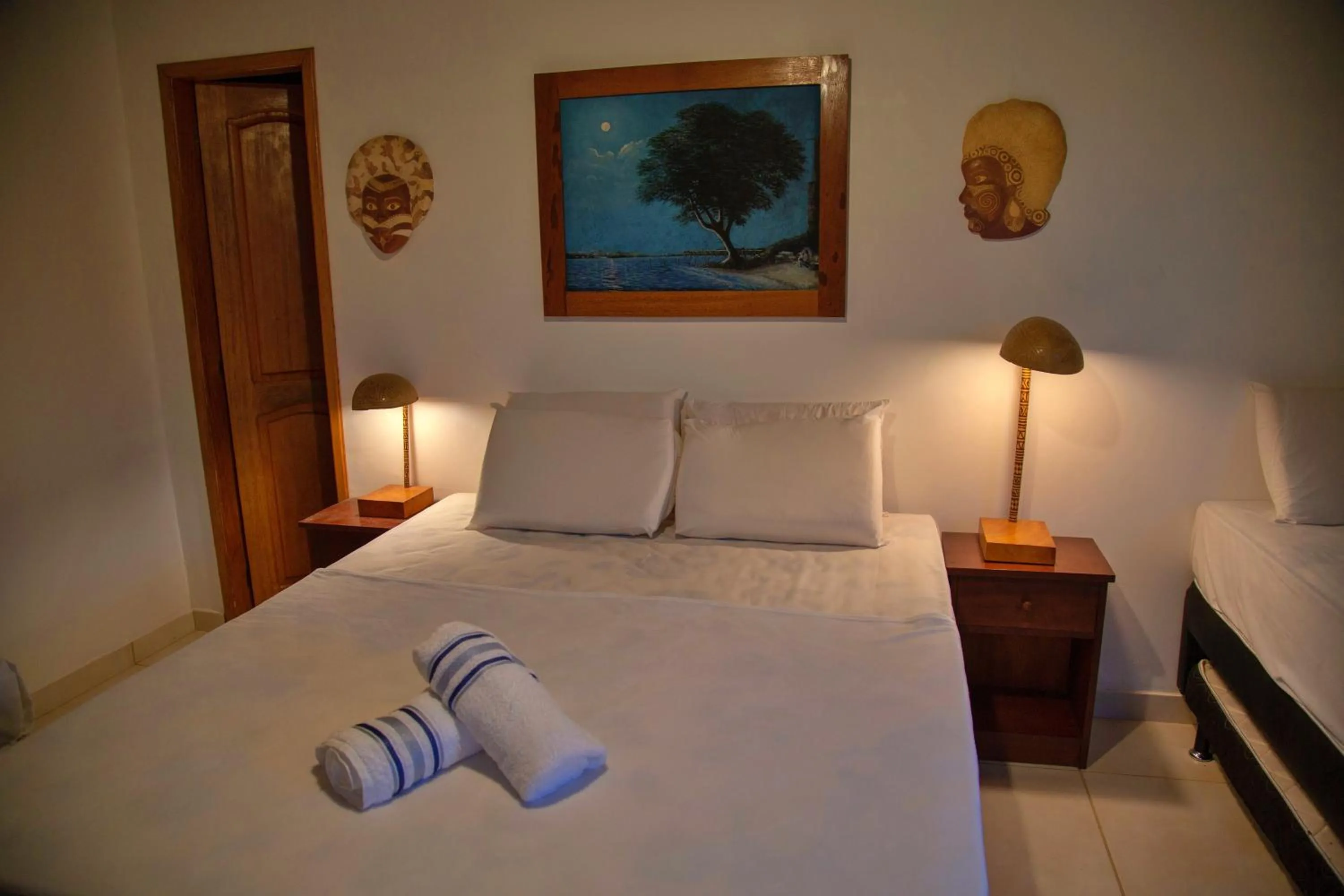 Bed in Pousada O Canto do Francês