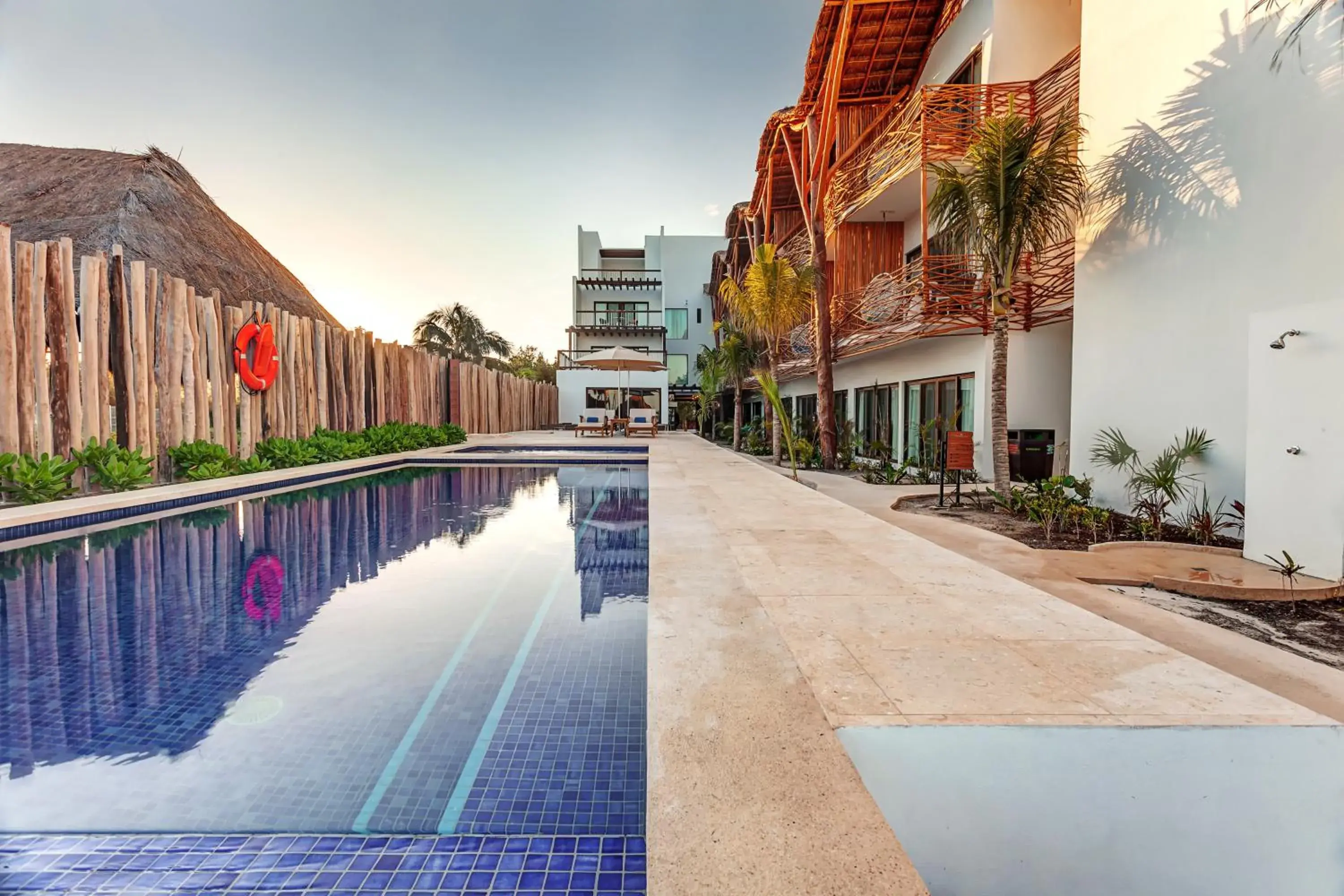 Swimming pool in Mystique Holbox by Royalton, A Tribute Portfolio Resort Swimming pool in Mystique Holbox by Royalton, A Tribute Portfolio Resort
