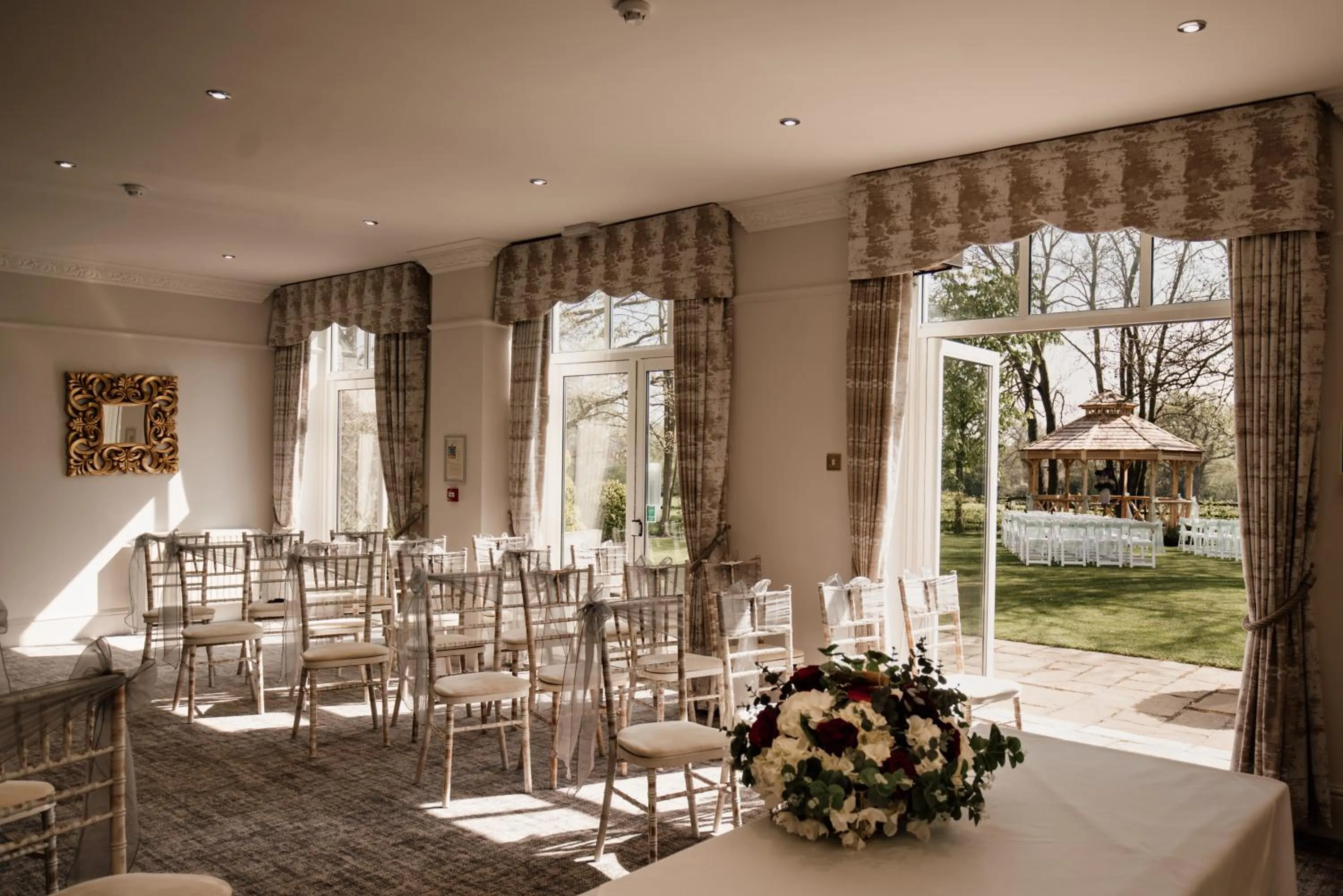 Patio in Pontlands Park Hotel