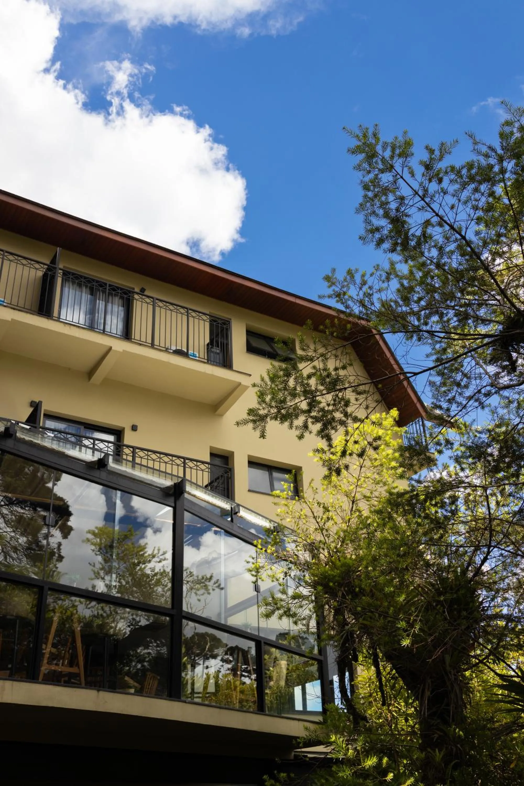 Balcony/Terrace in Villa Amistà Campos do Jordão