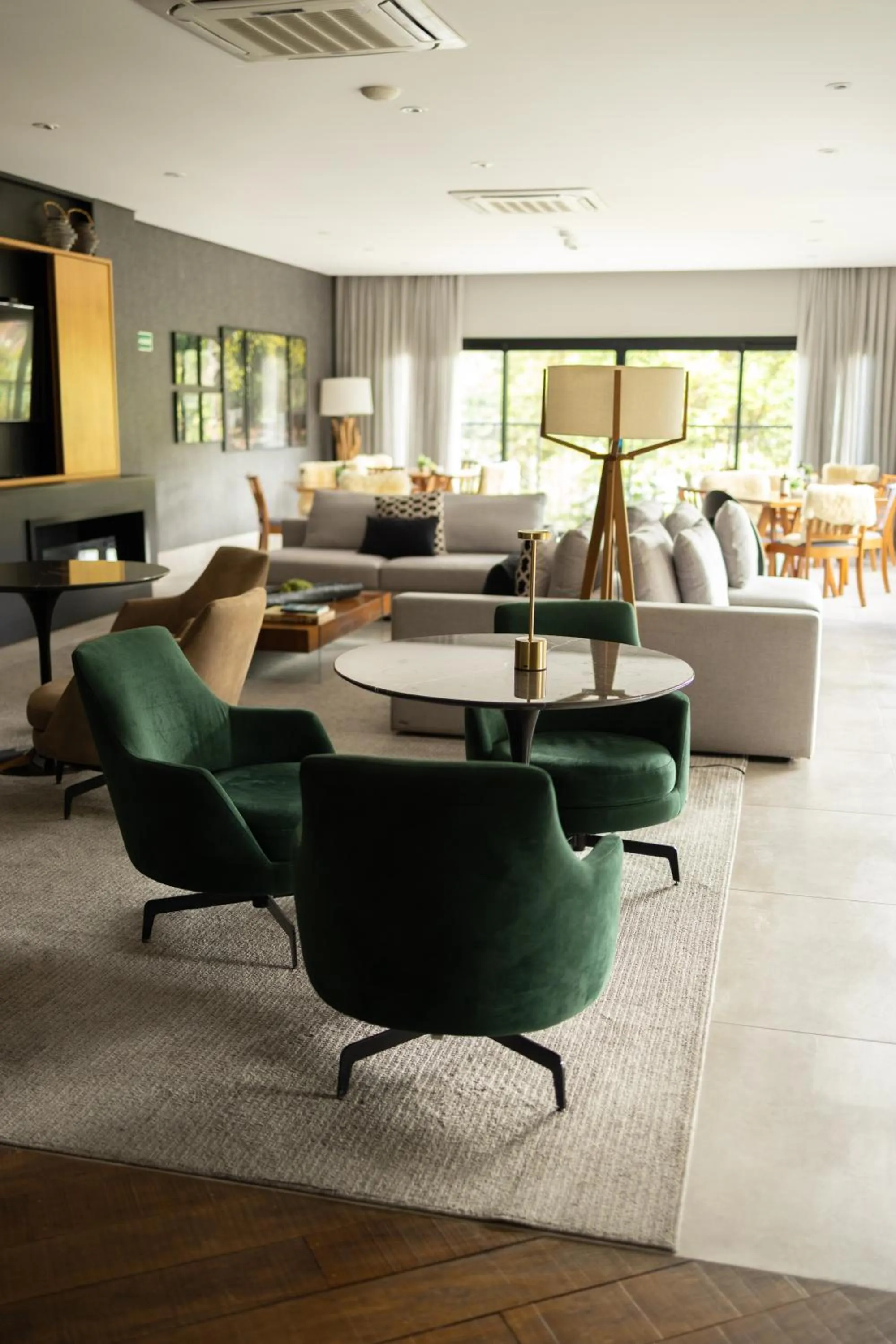 Living room in Villa Amistà Campos do Jordão