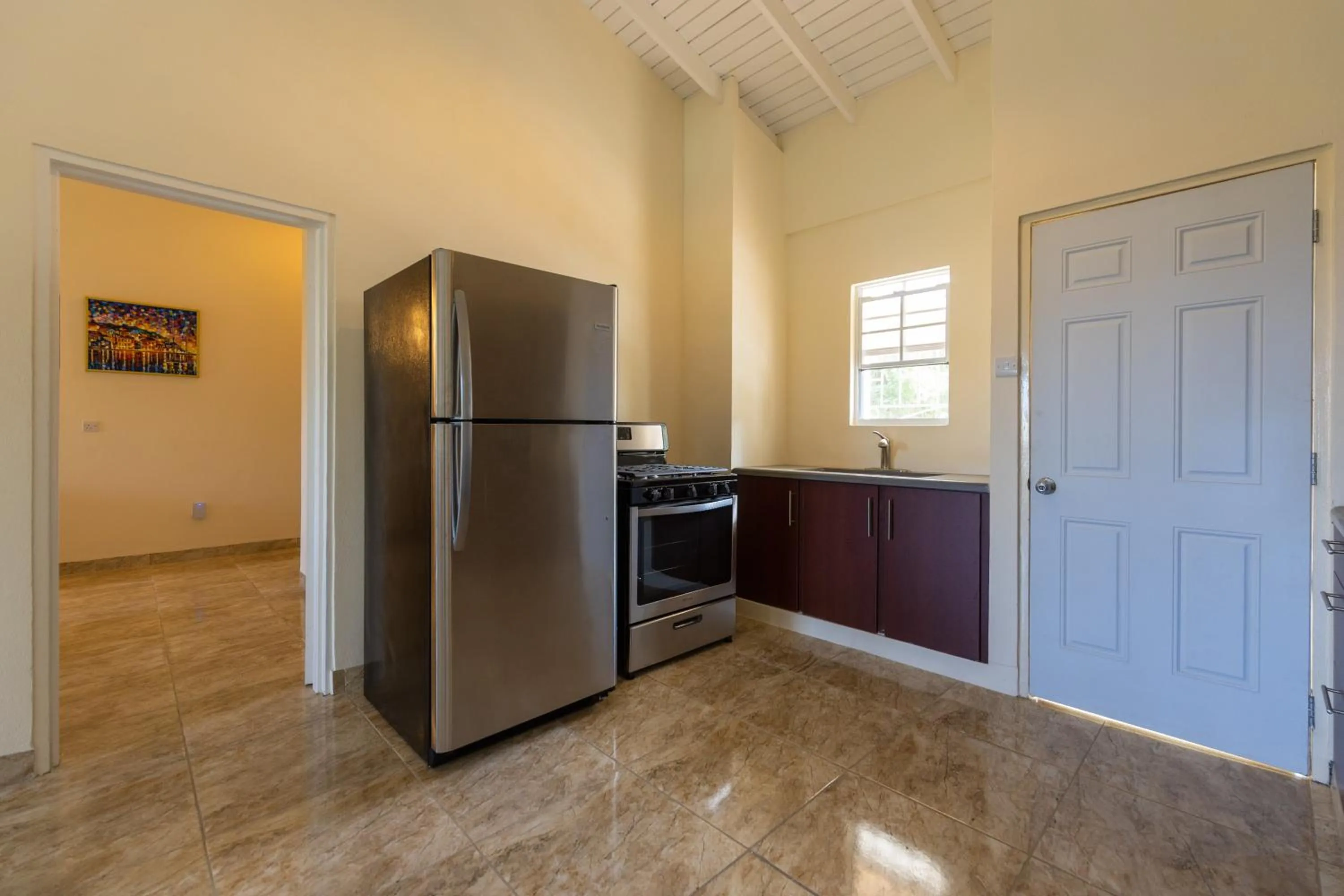 Kitchen or kitchenette in Siesta Hotel