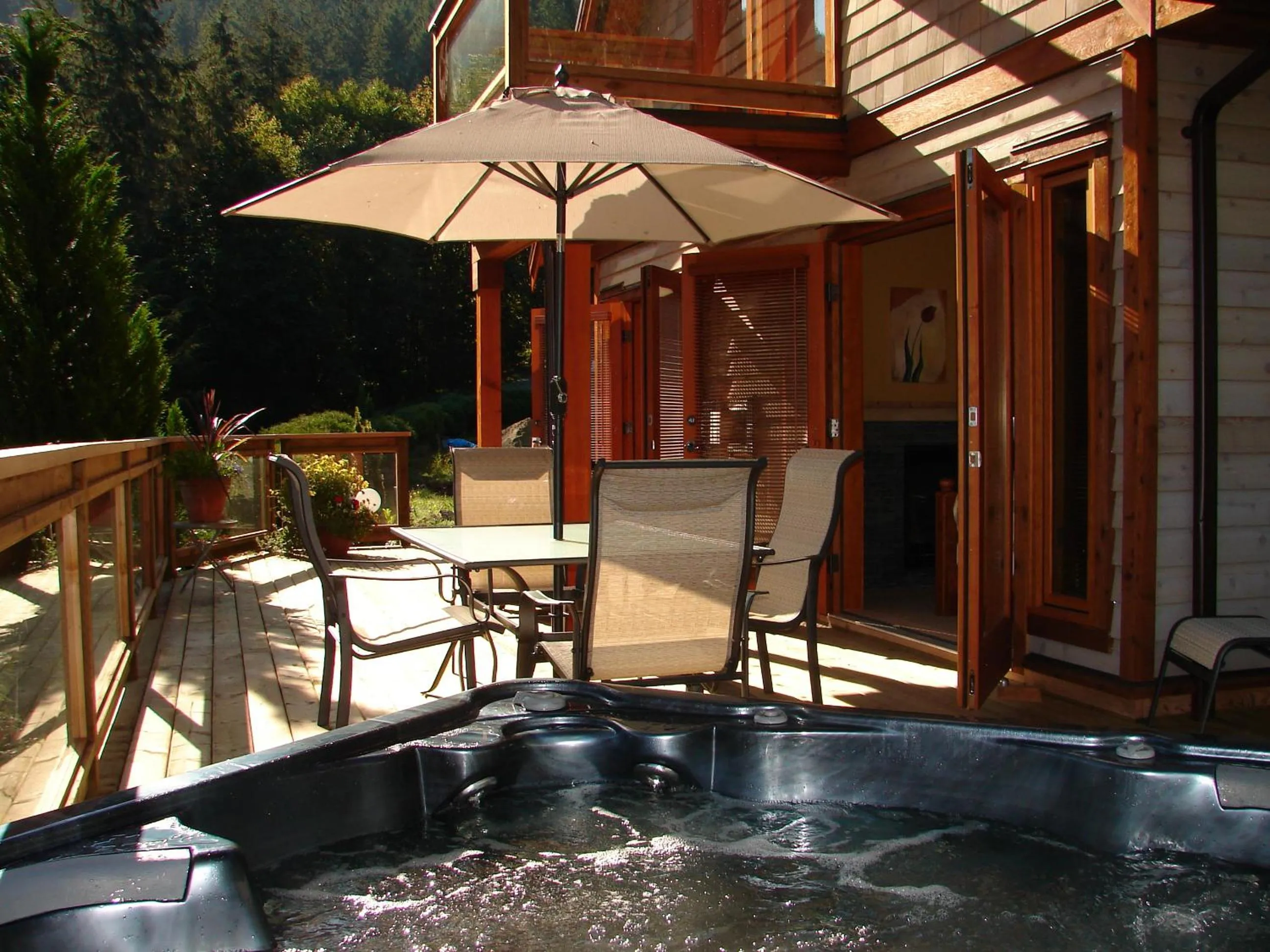 Hot Tub in Sunshine Coast Resort