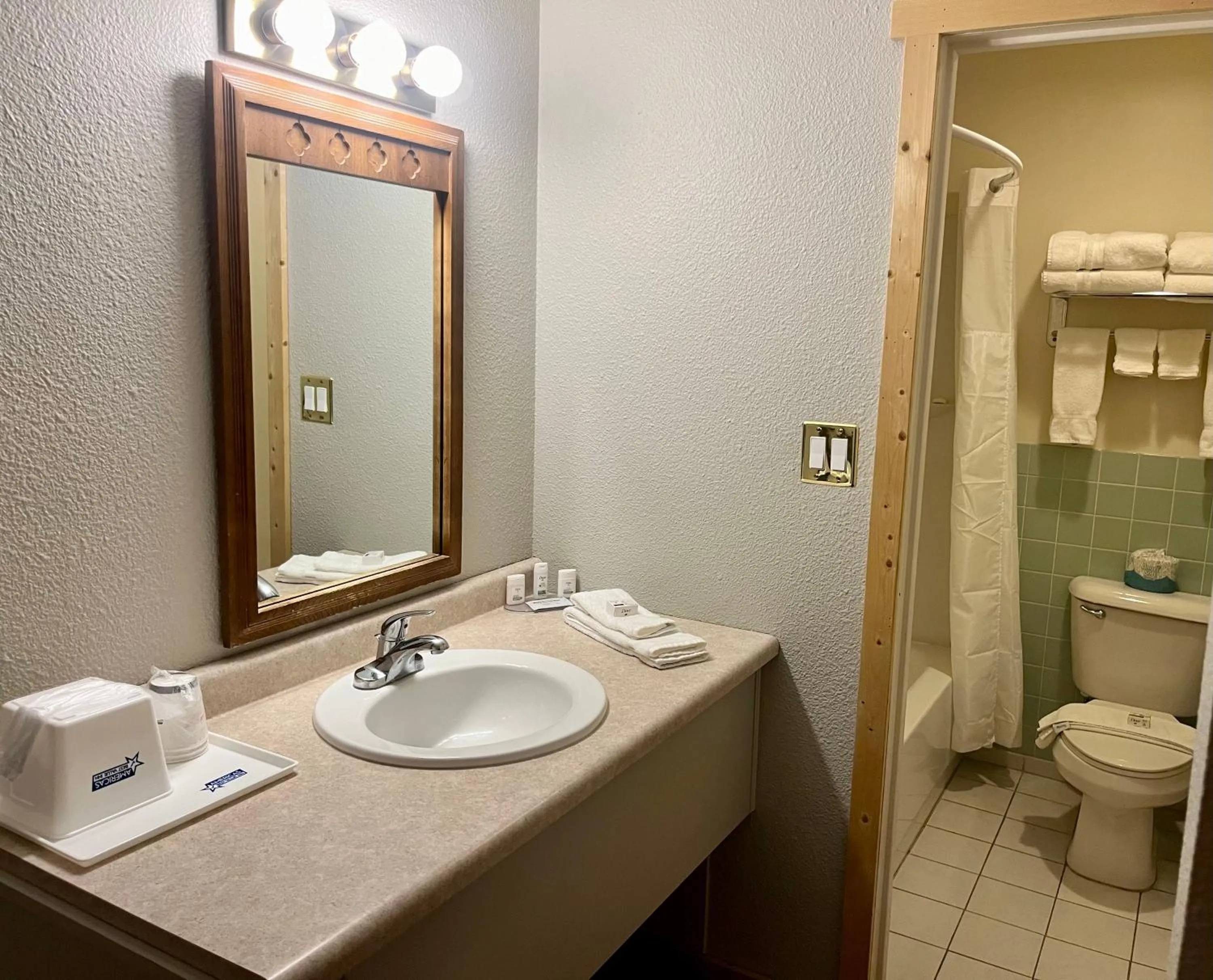 Bathroom in Americas Best Value Inn Wall