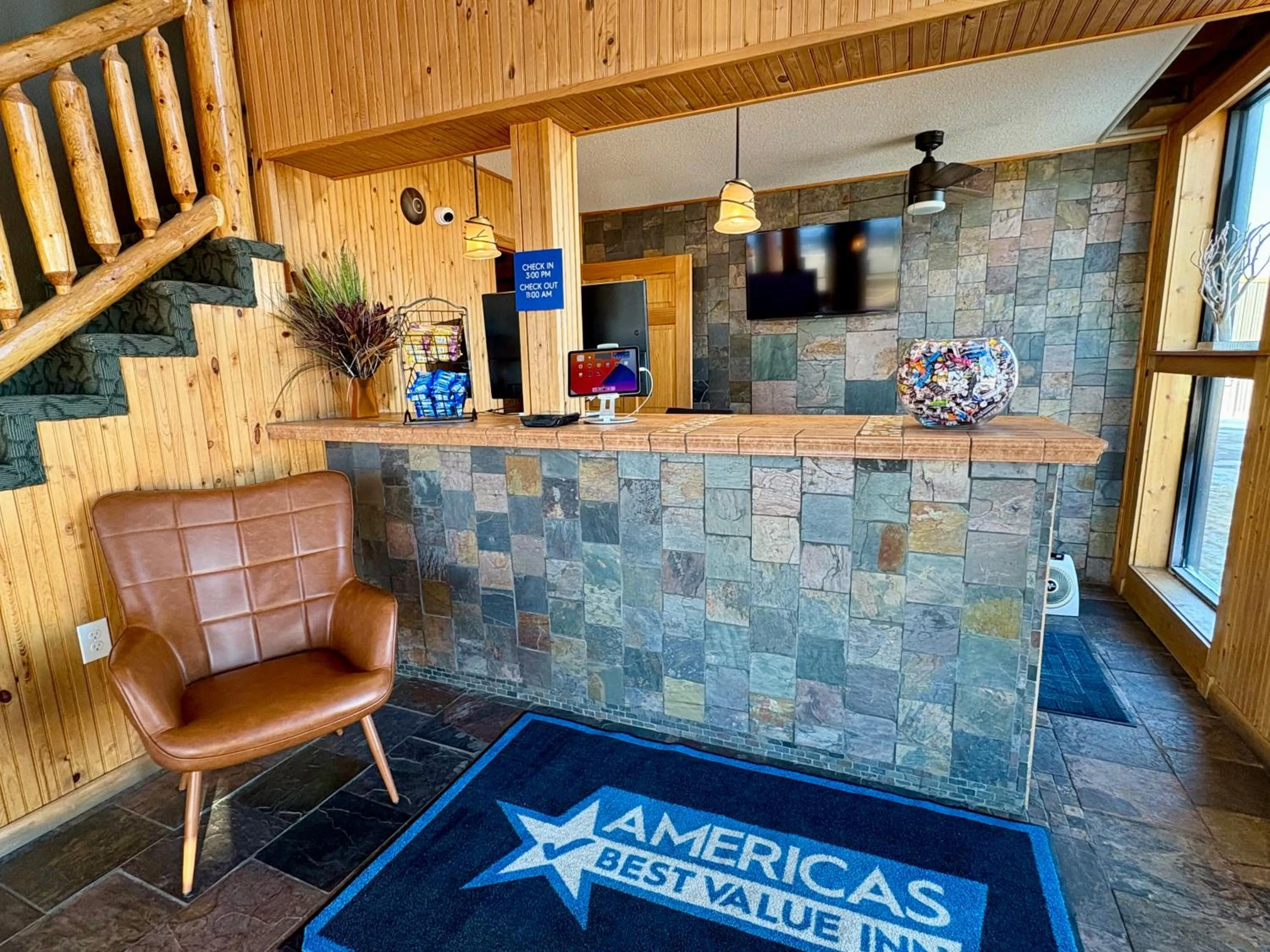 Facade/entrance in Americas Best Value Inn Wall