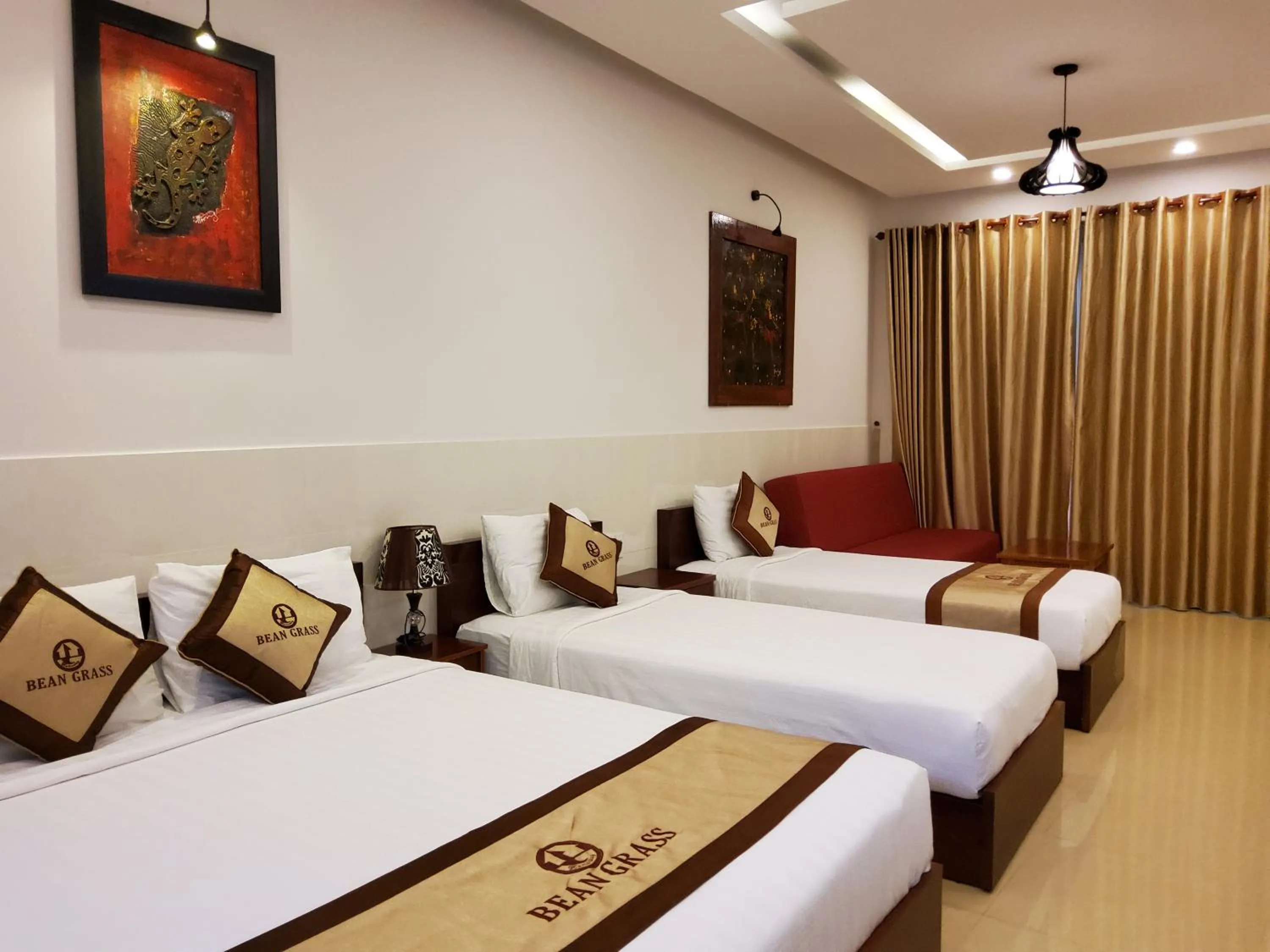 Bed in Bean Grass Homestay