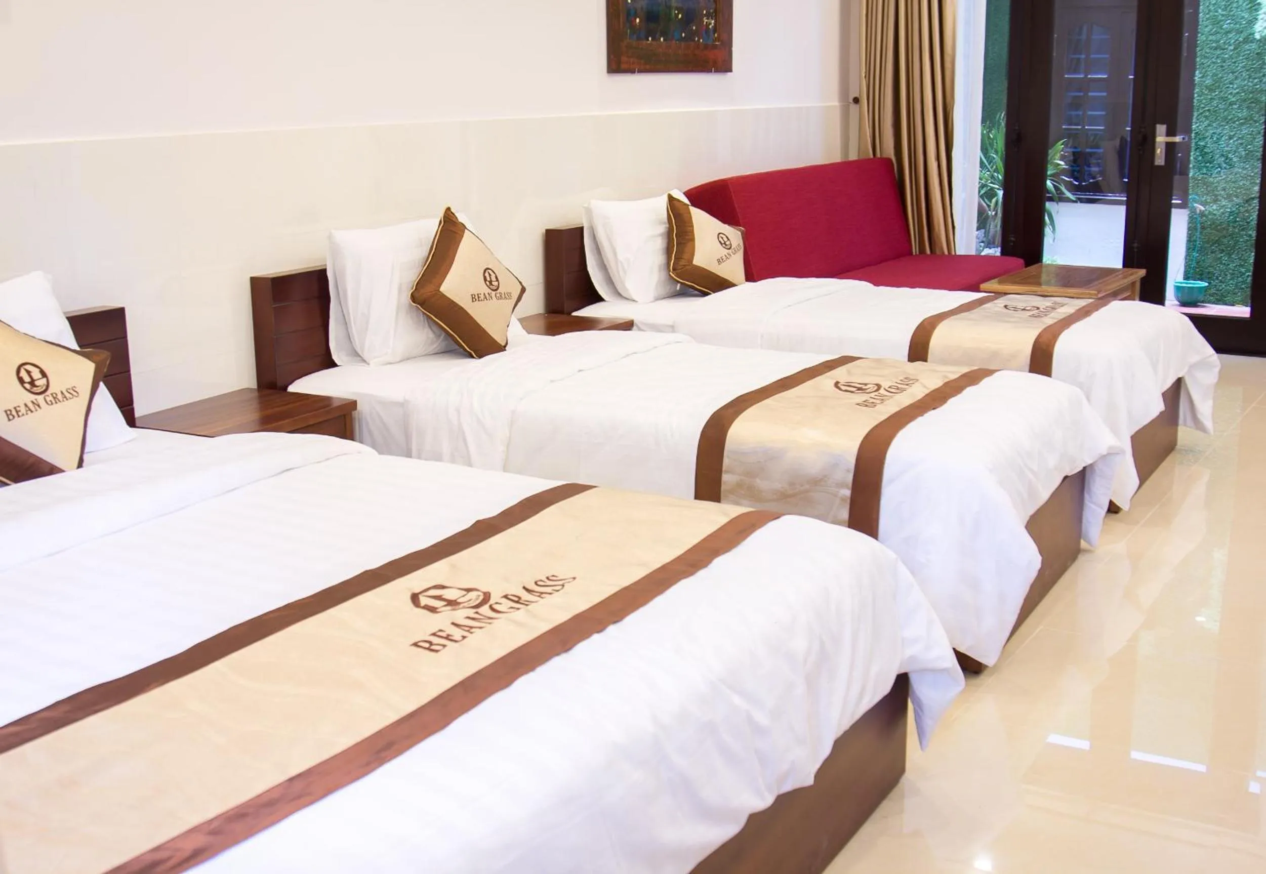 Bed in Bean Grass Homestay