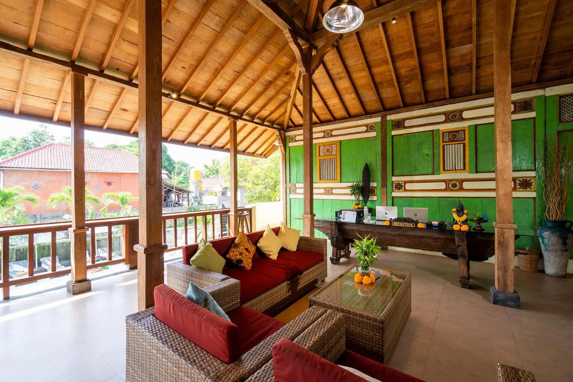 Lobby or reception in Bale Gede Lembongan Lobby or reception in Bale Gede Lembongan