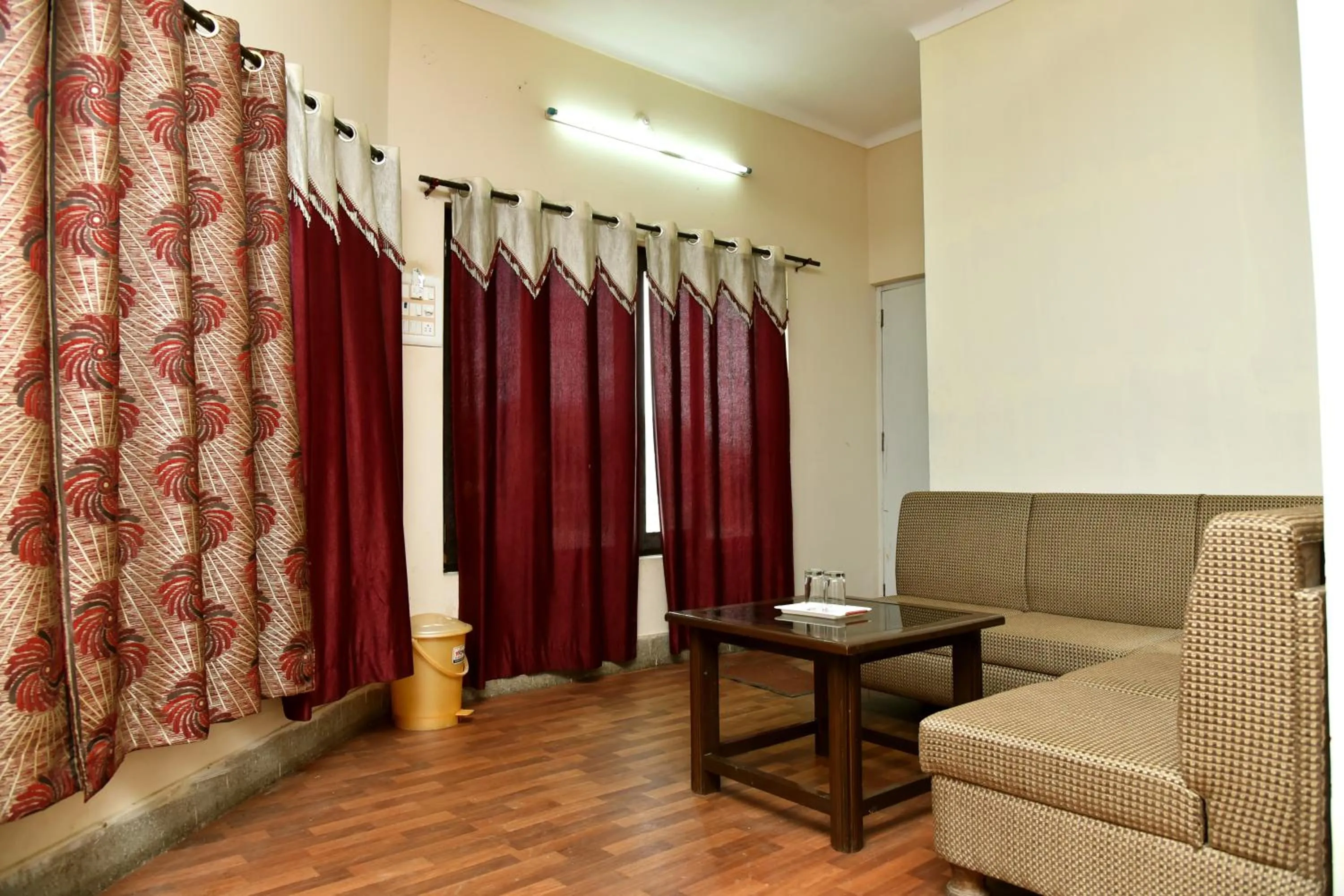 Seating area in Hotel Ganga Basin