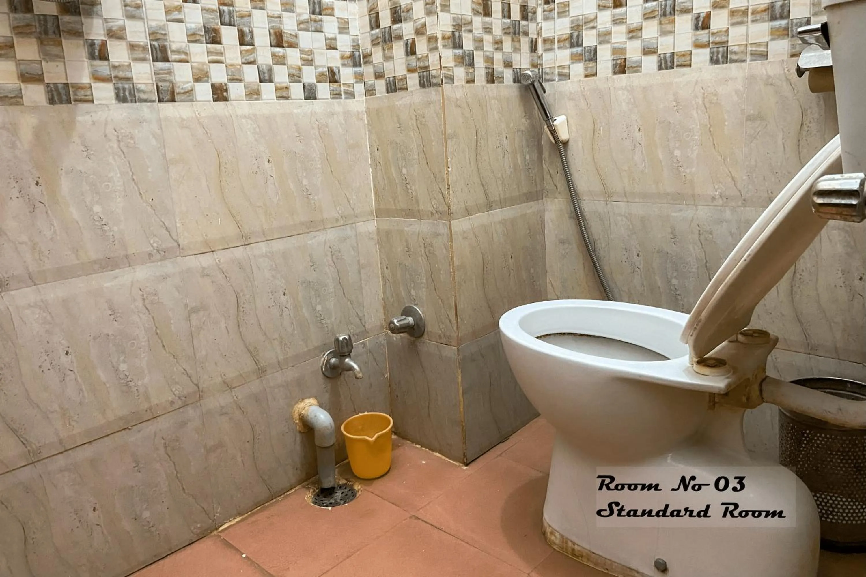 Toilet in Hotel Ganga Basin