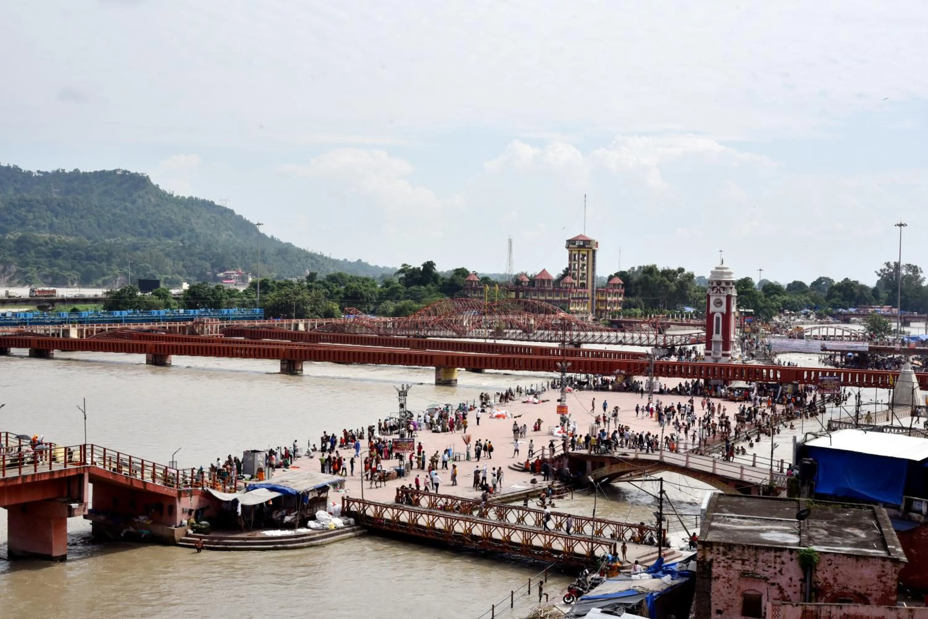 View (from property/room) in Hotel Ganga Basin