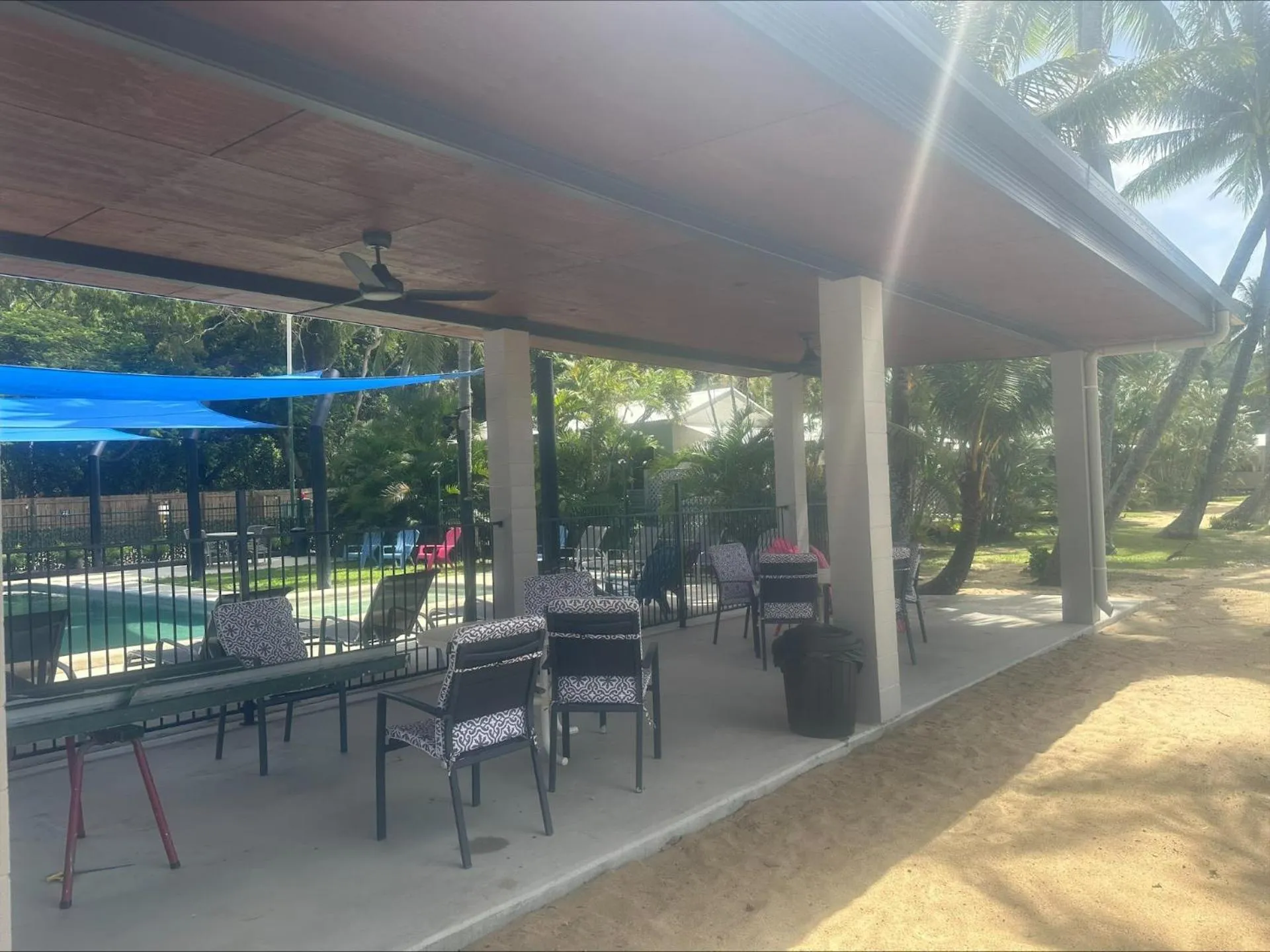 BBQ facilities in Ellis Beach Oceanfront Holiday Park