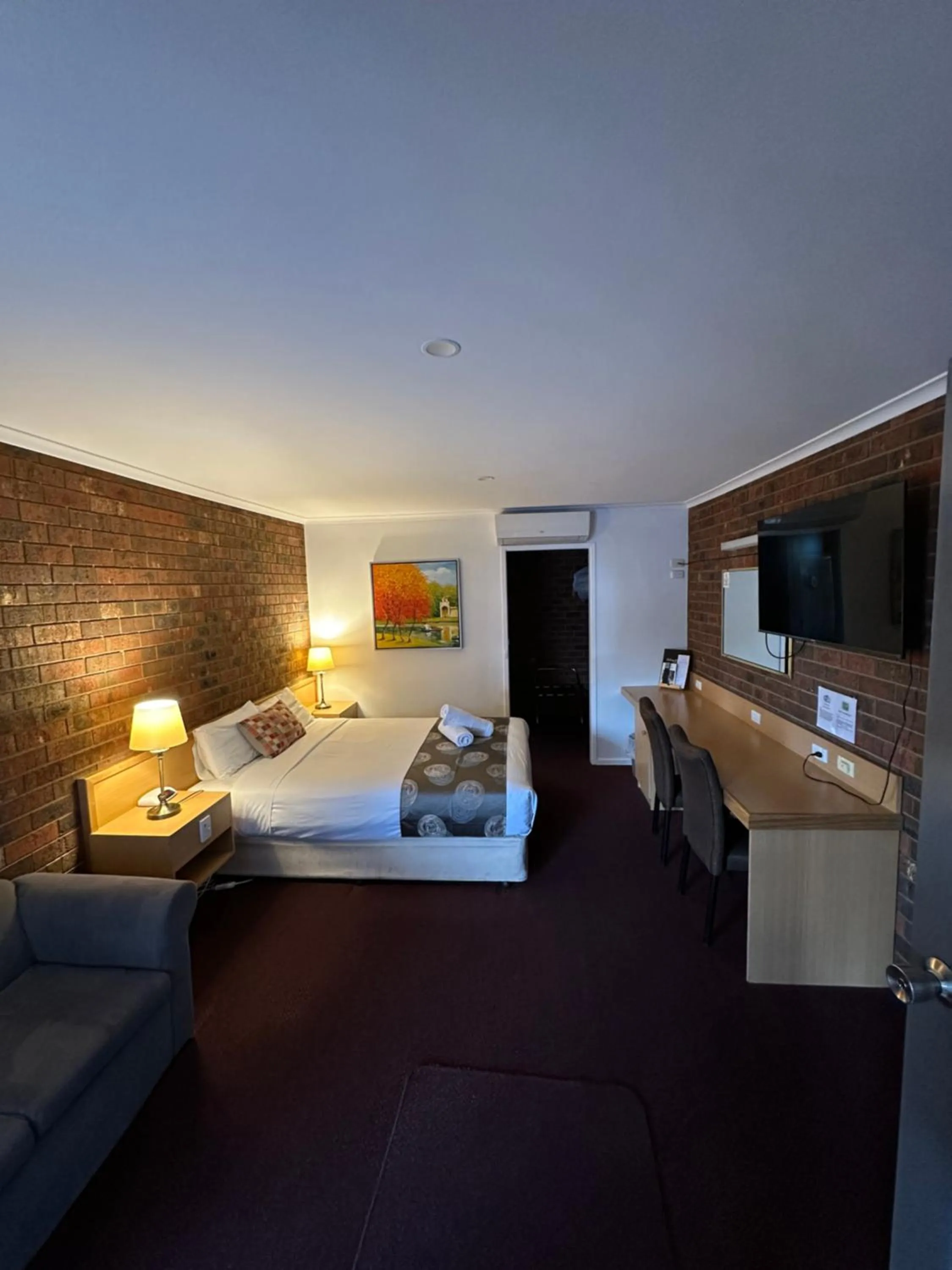 Bed in Pevensey Motor Lodge