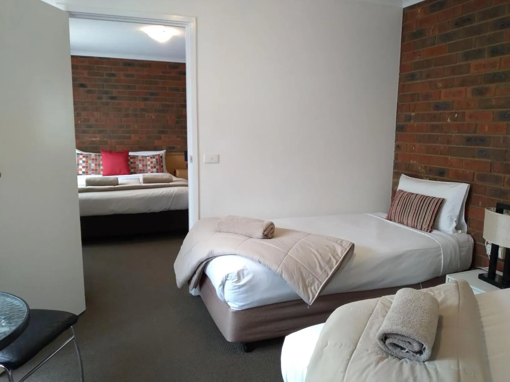 Bed in Pevensey Motor Lodge