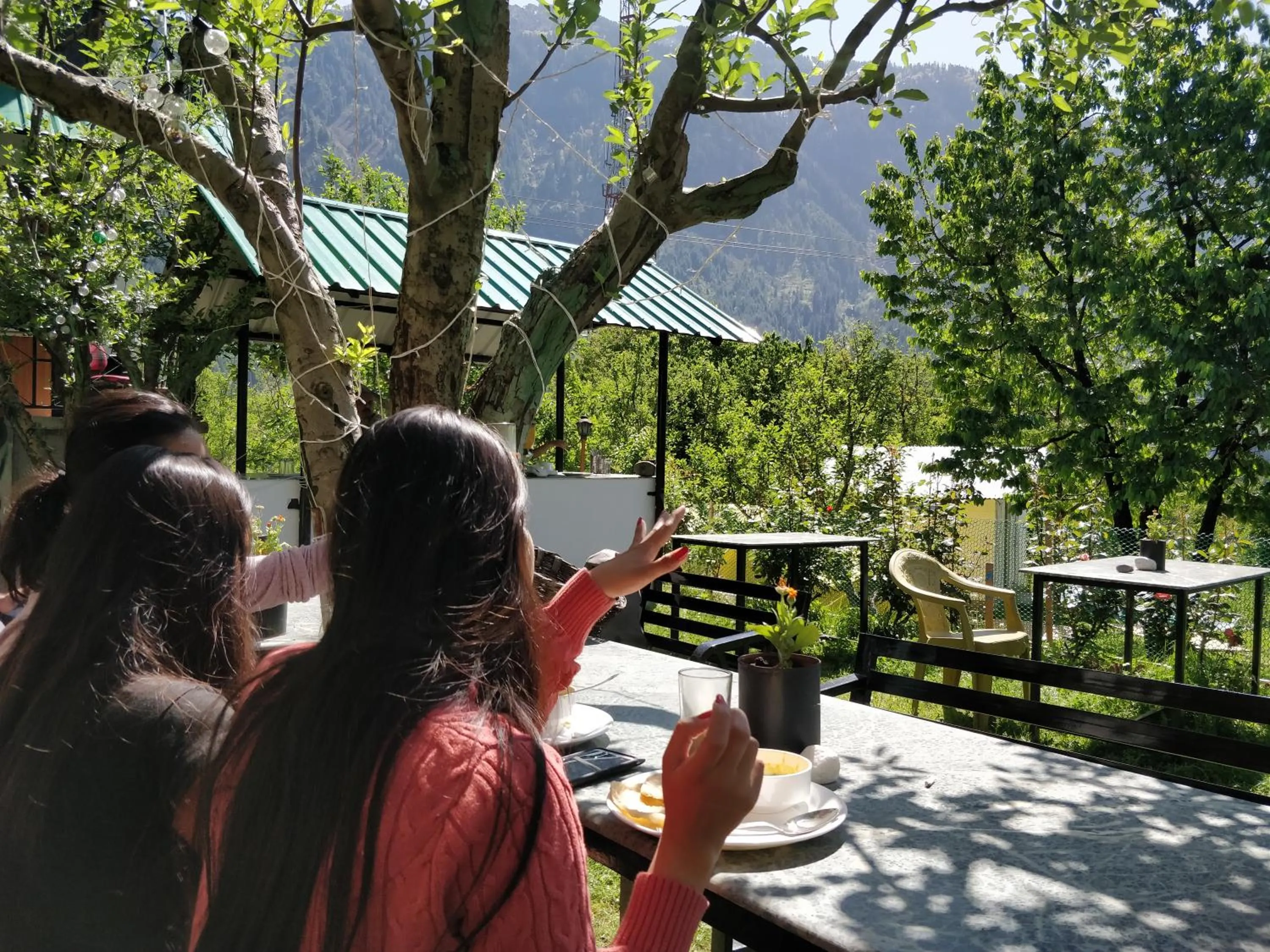 Patio in Madpackers Manali