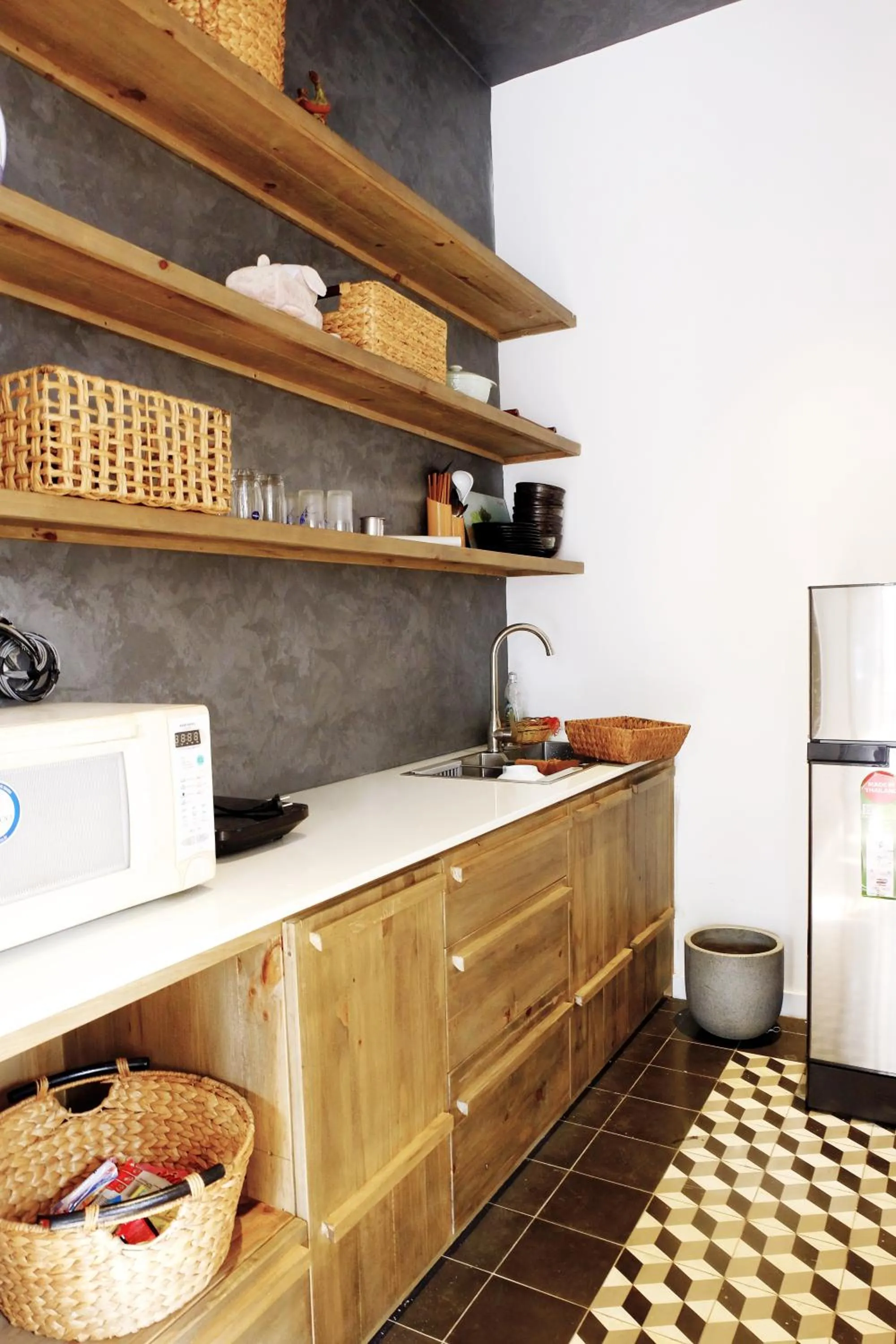 Kitchen or kitchenette in Green River Boutique Hotel