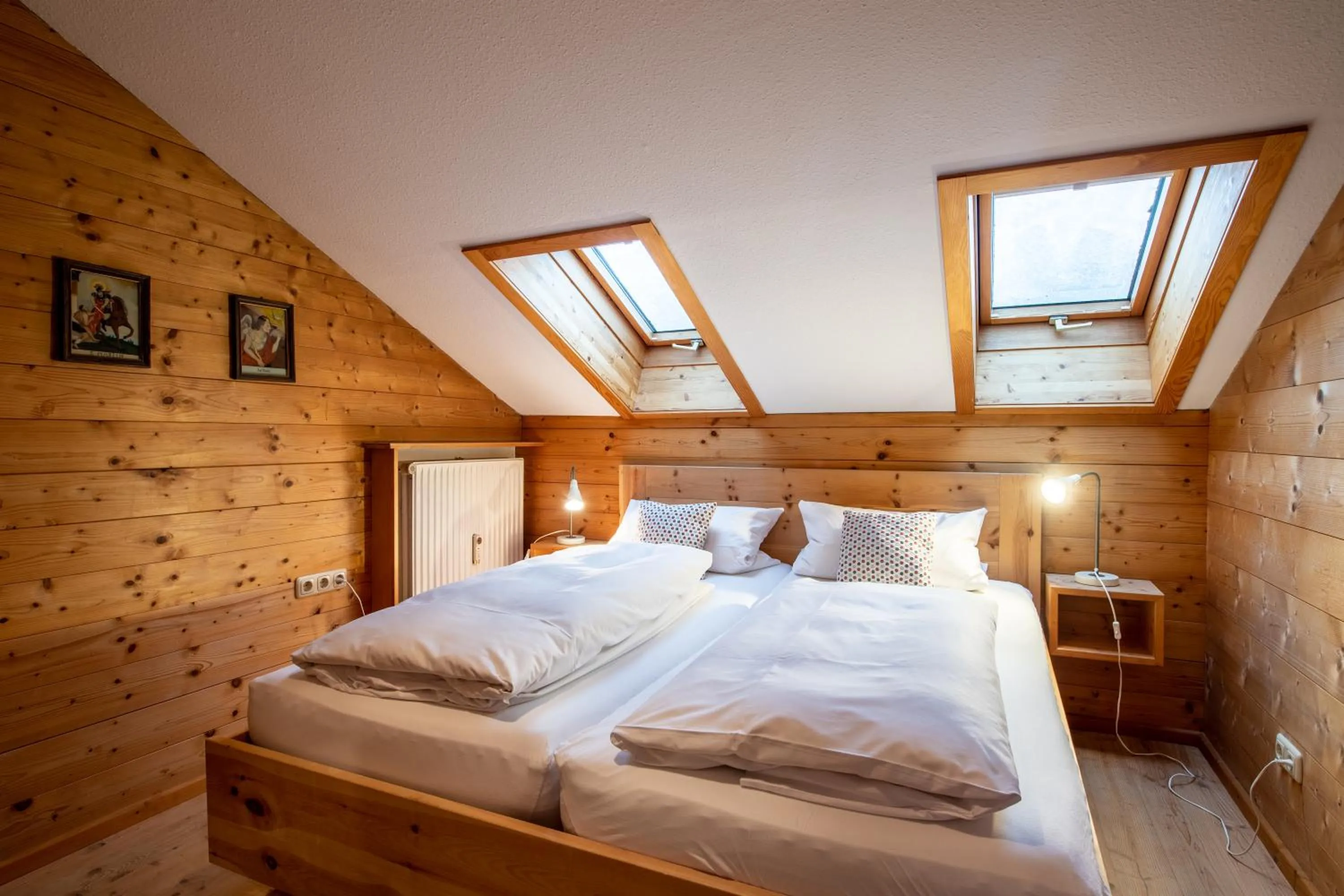Bed in Fischer Apartments