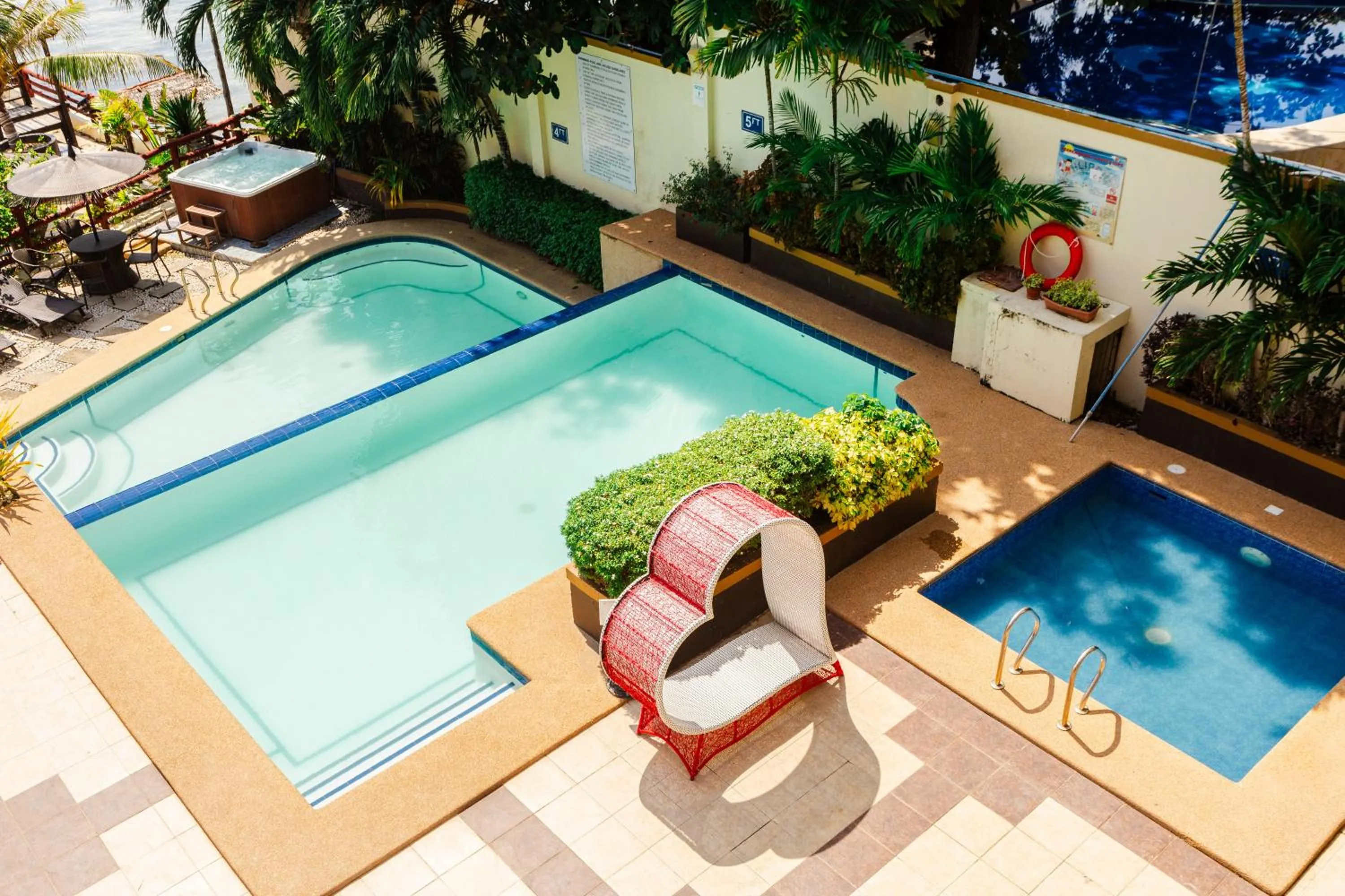 Swimming pool in Palmbeach Resort & Spa Mactan, Cebu