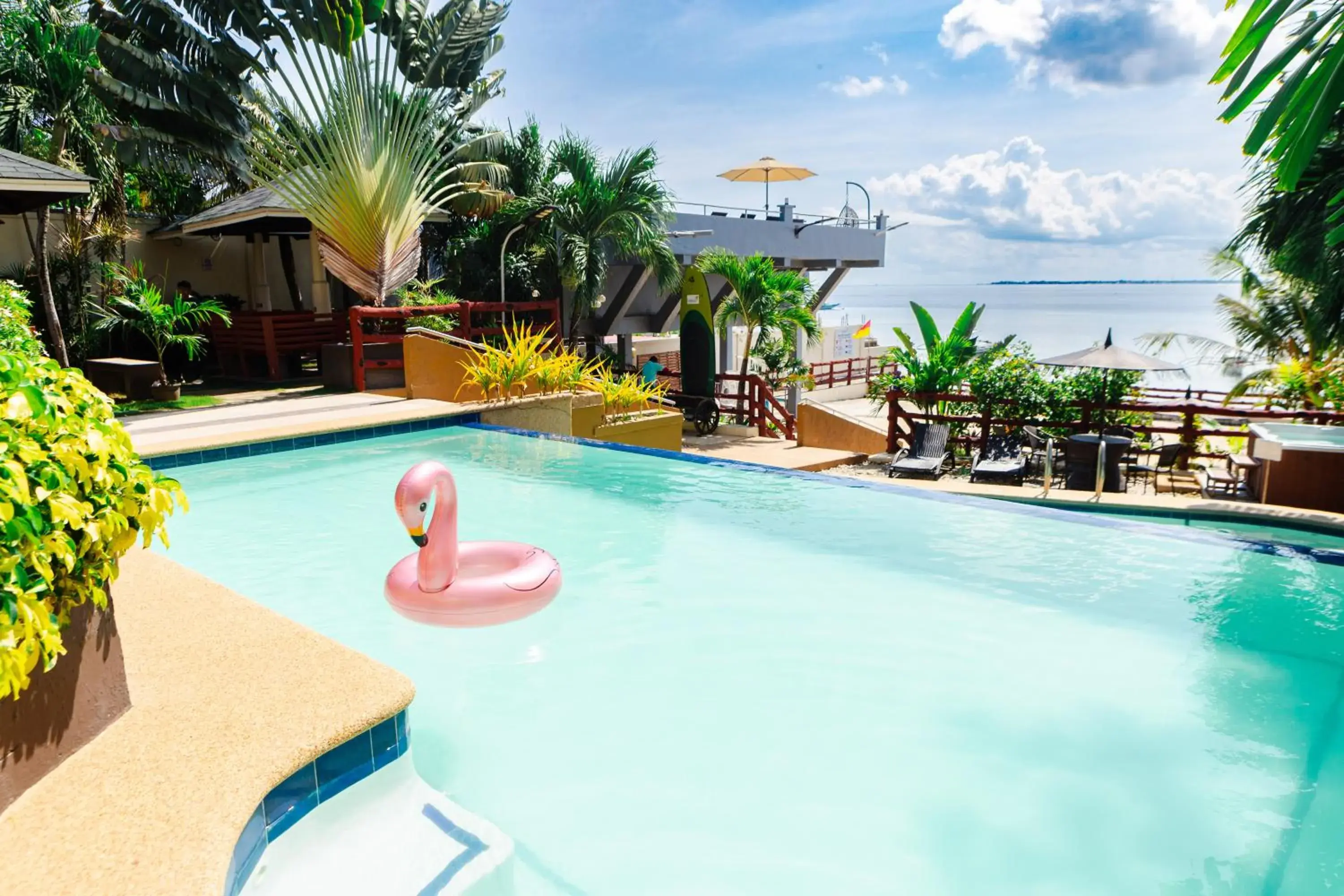 Swimming pool in Palmbeach Resort & Spa Mactan, Cebu Swimming pool in Palmbeach Resort & Spa Mactan, Cebu