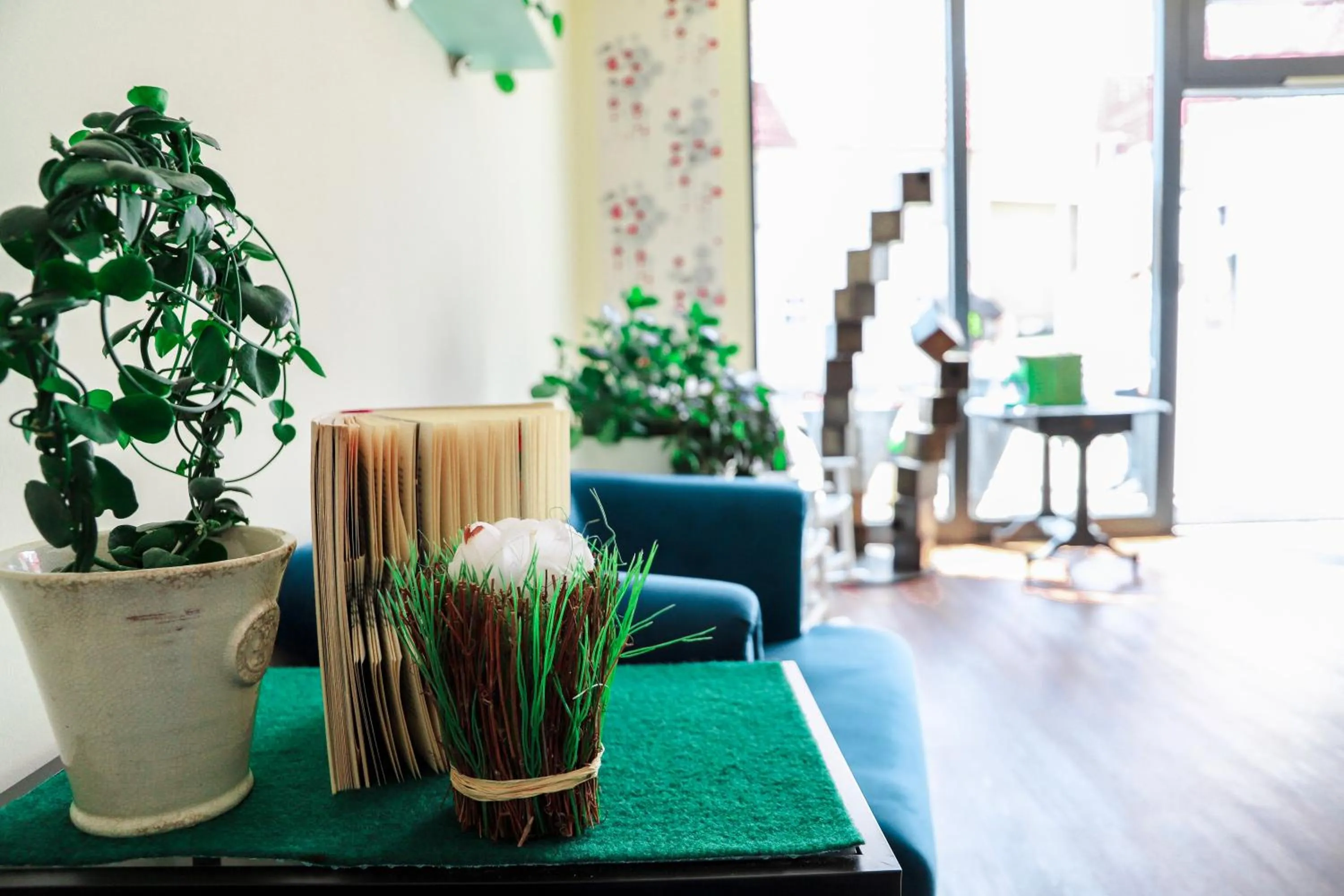 Lobby or reception in Hotel Loewen