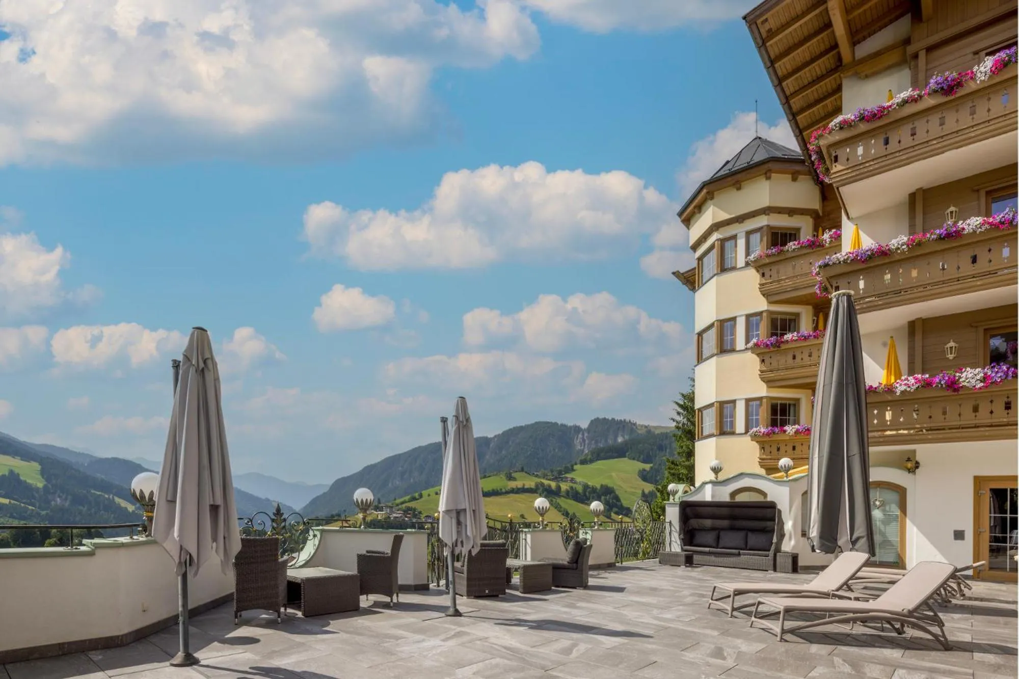 View (from property/room) in Hotel Silberberger - Wildschönau
