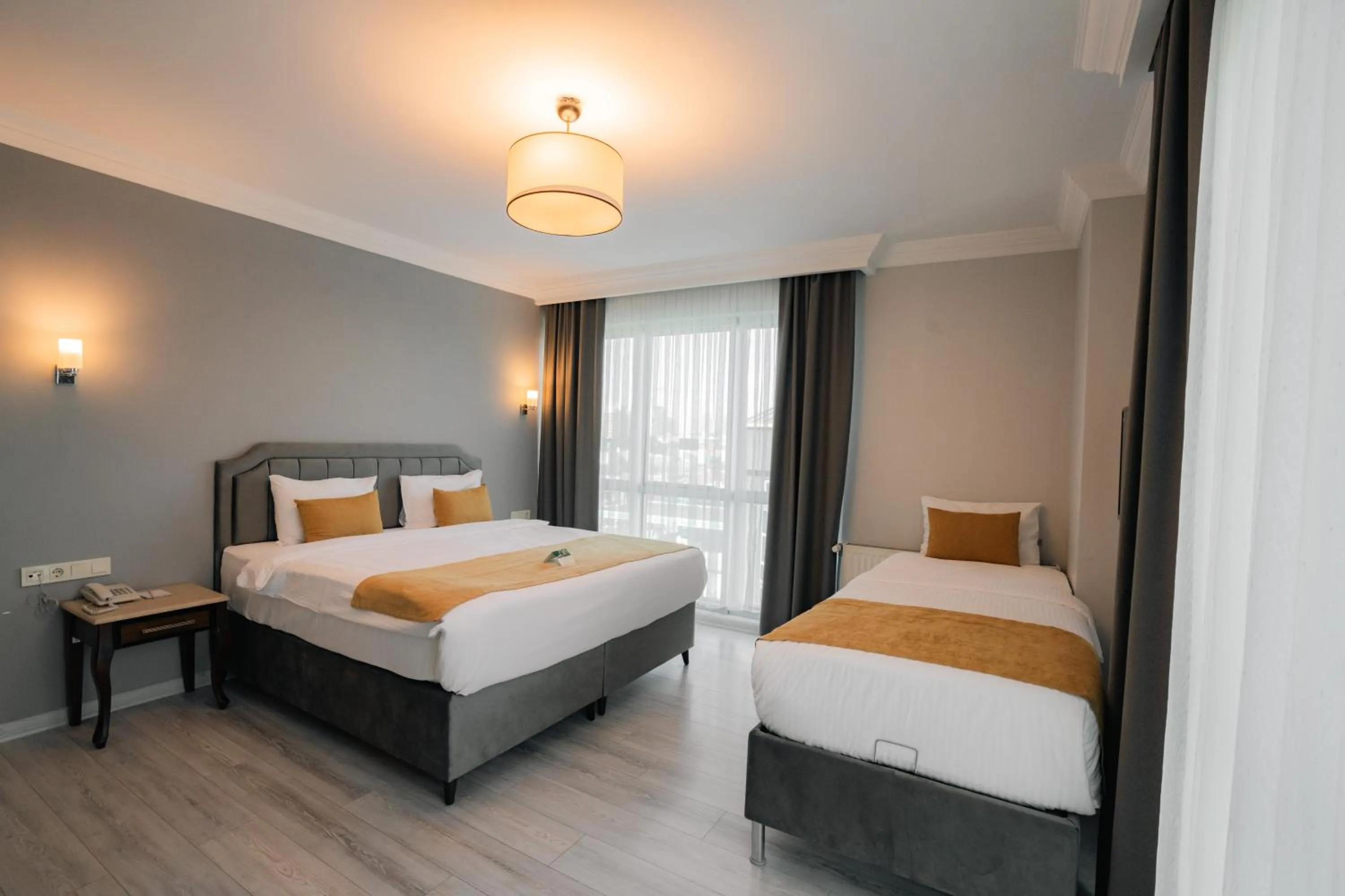 Bed in Asia City Hotel Istanbul