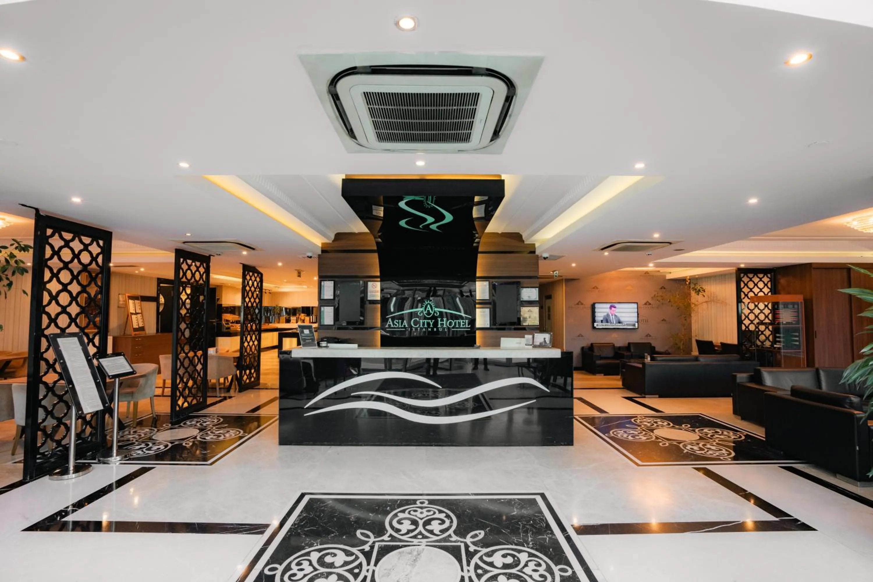 Lobby or reception in Asia City Hotel Istanbul