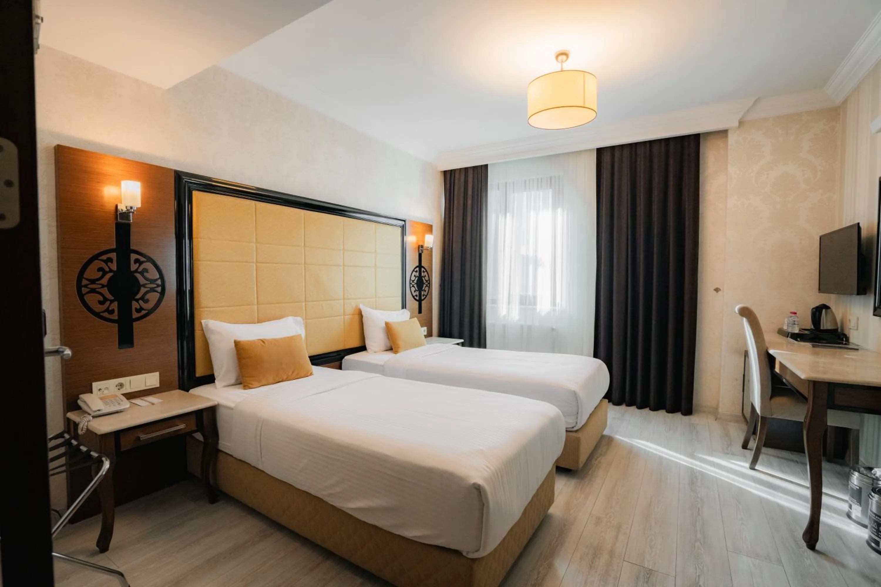 Bed in Asia City Hotel Istanbul