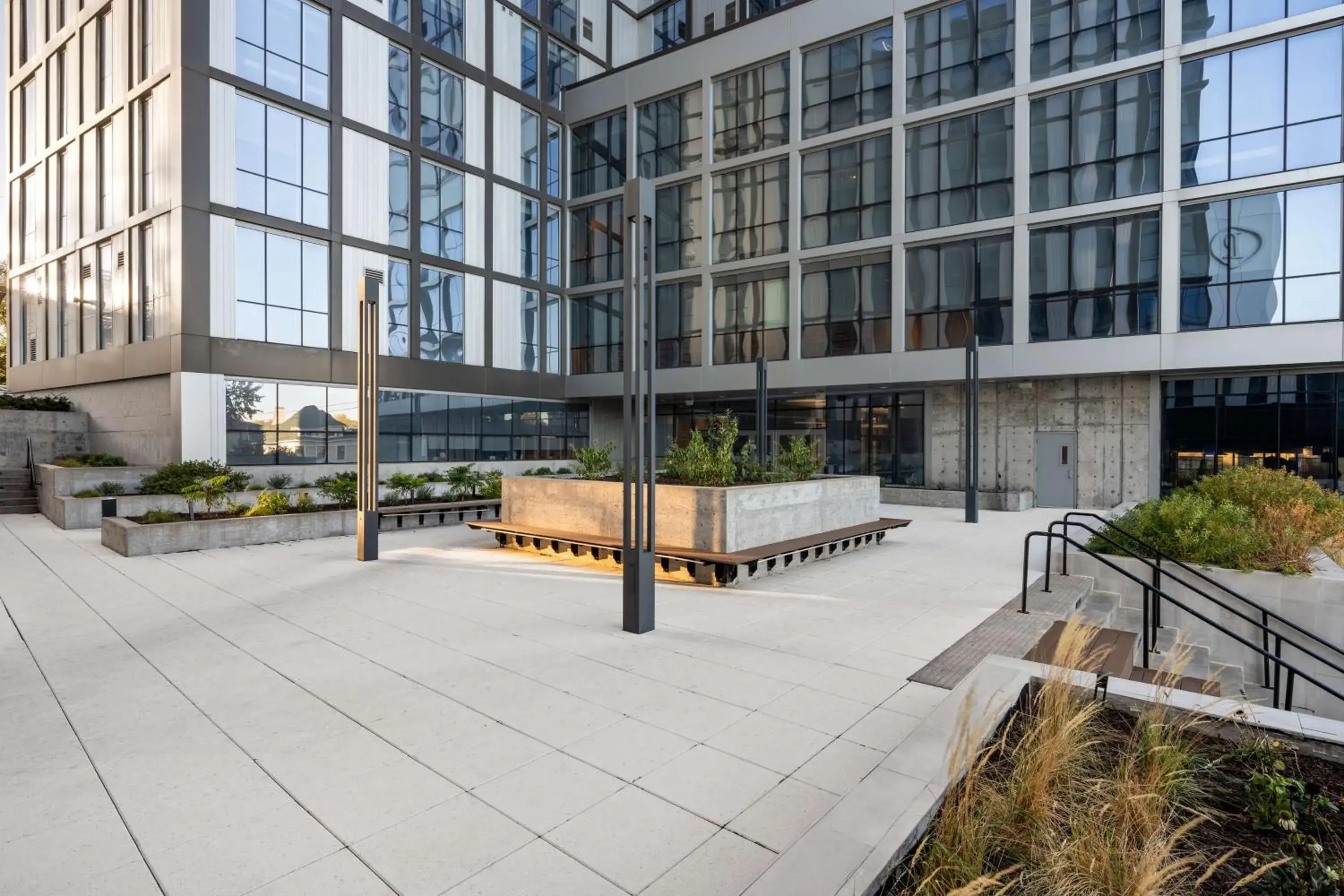 Property building in Hyatt Place Iowa City Downtown Property building in Hyatt Place Iowa City Downtown