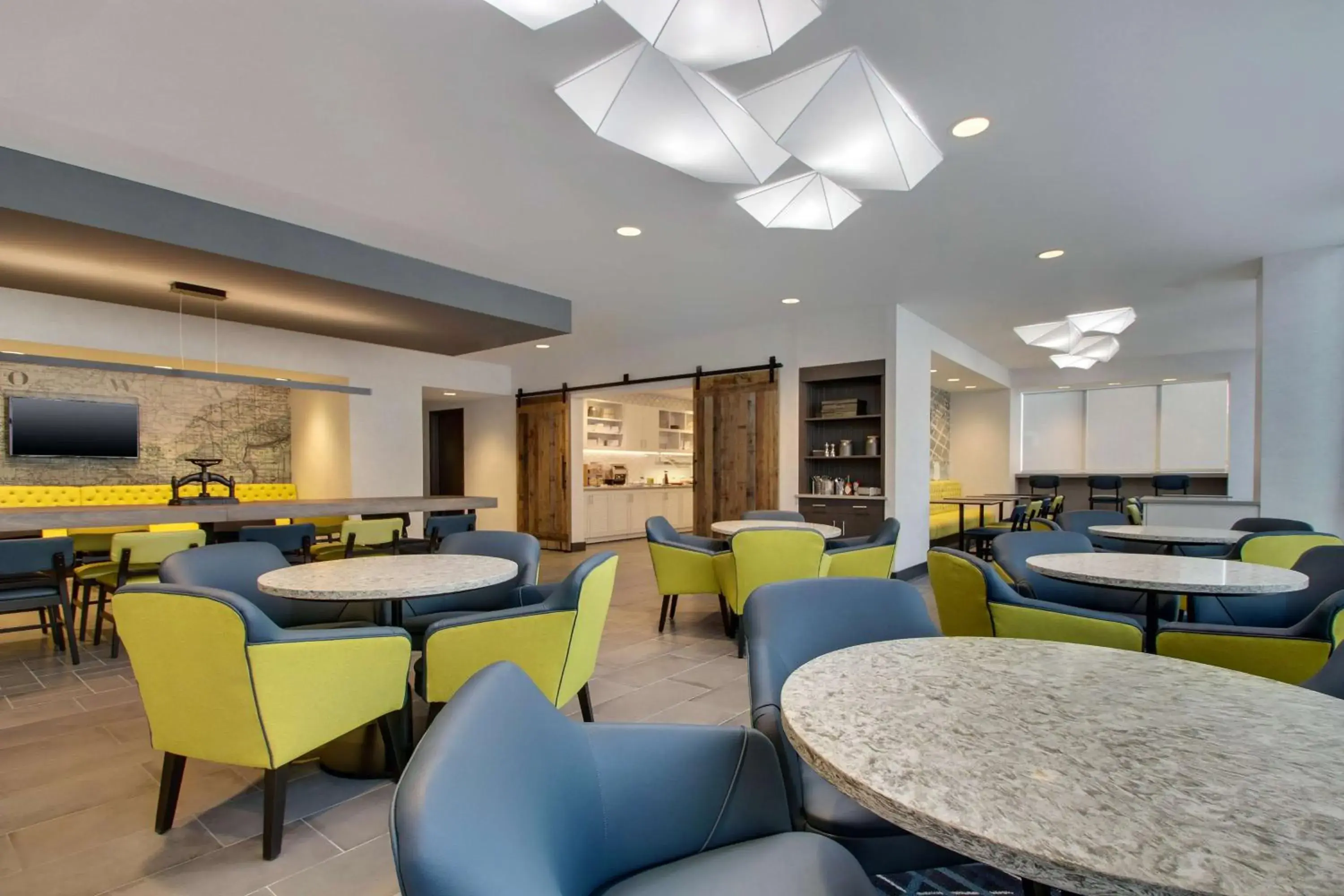 Lobby or reception in Hyatt Place Iowa City Downtown Lobby or reception in Hyatt Place Iowa City Downtown