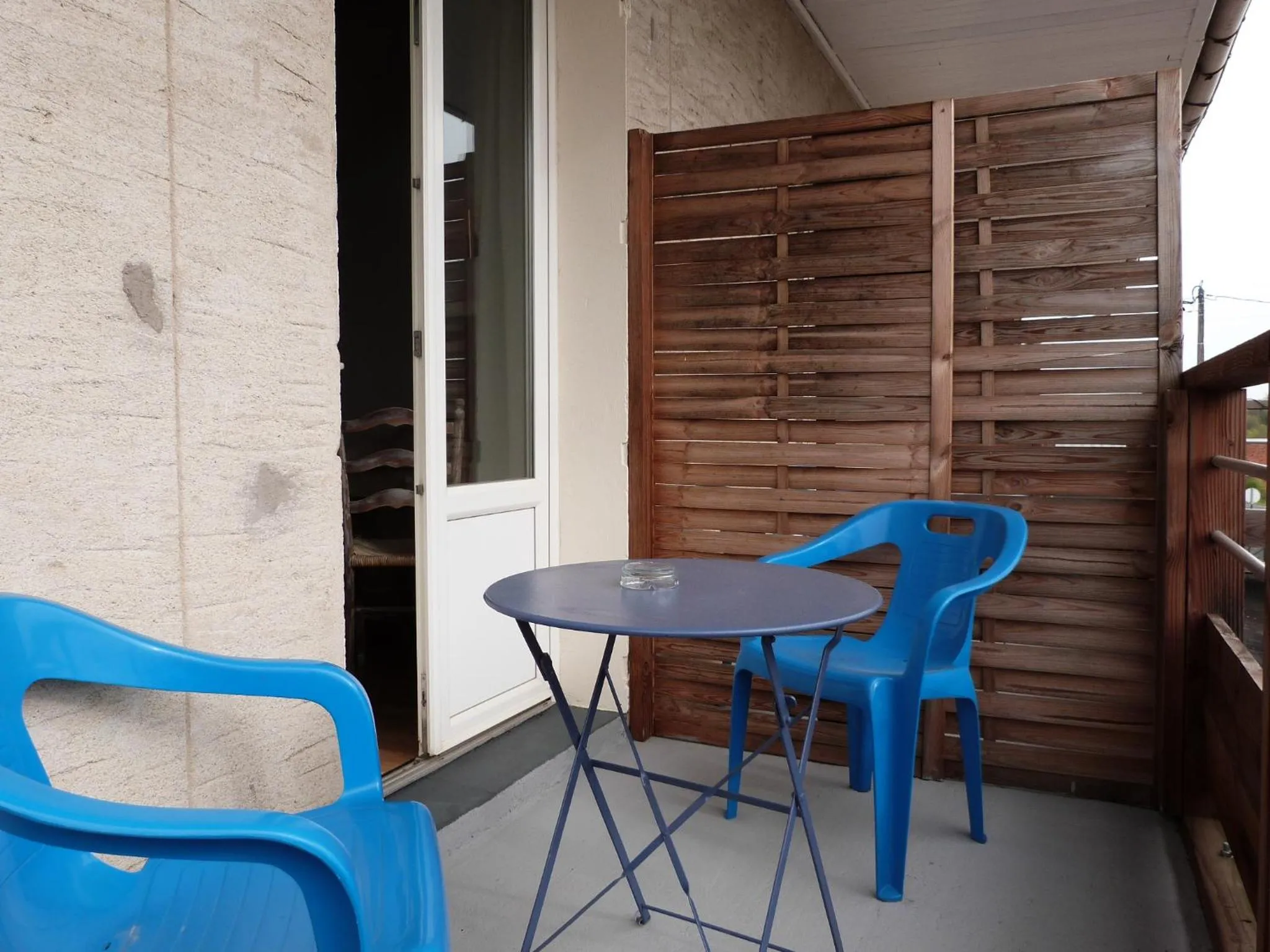 Balcony/Terrace in Logis Hôtel Restaurant La Borie