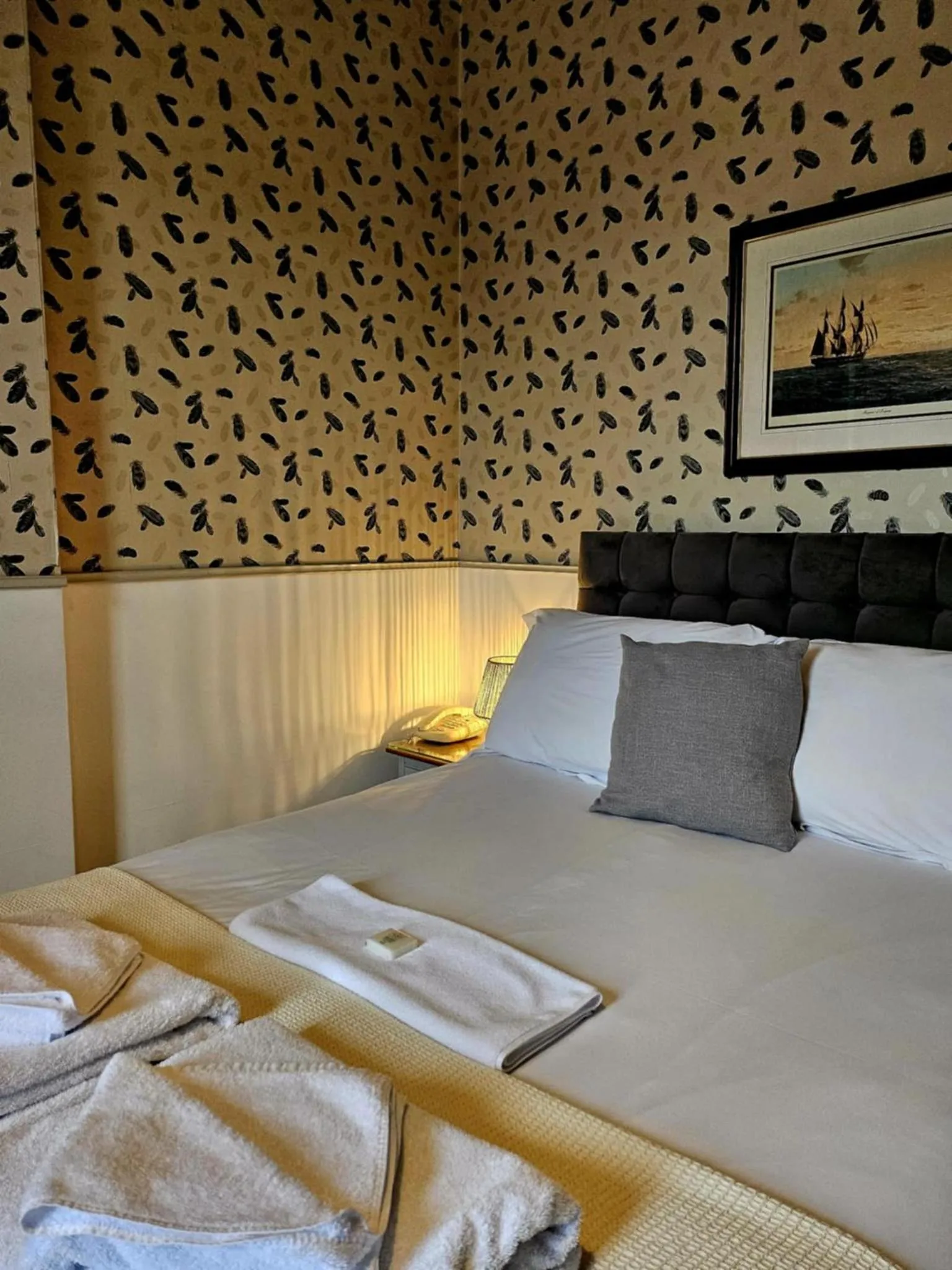 Bed in Western Isles Hotel