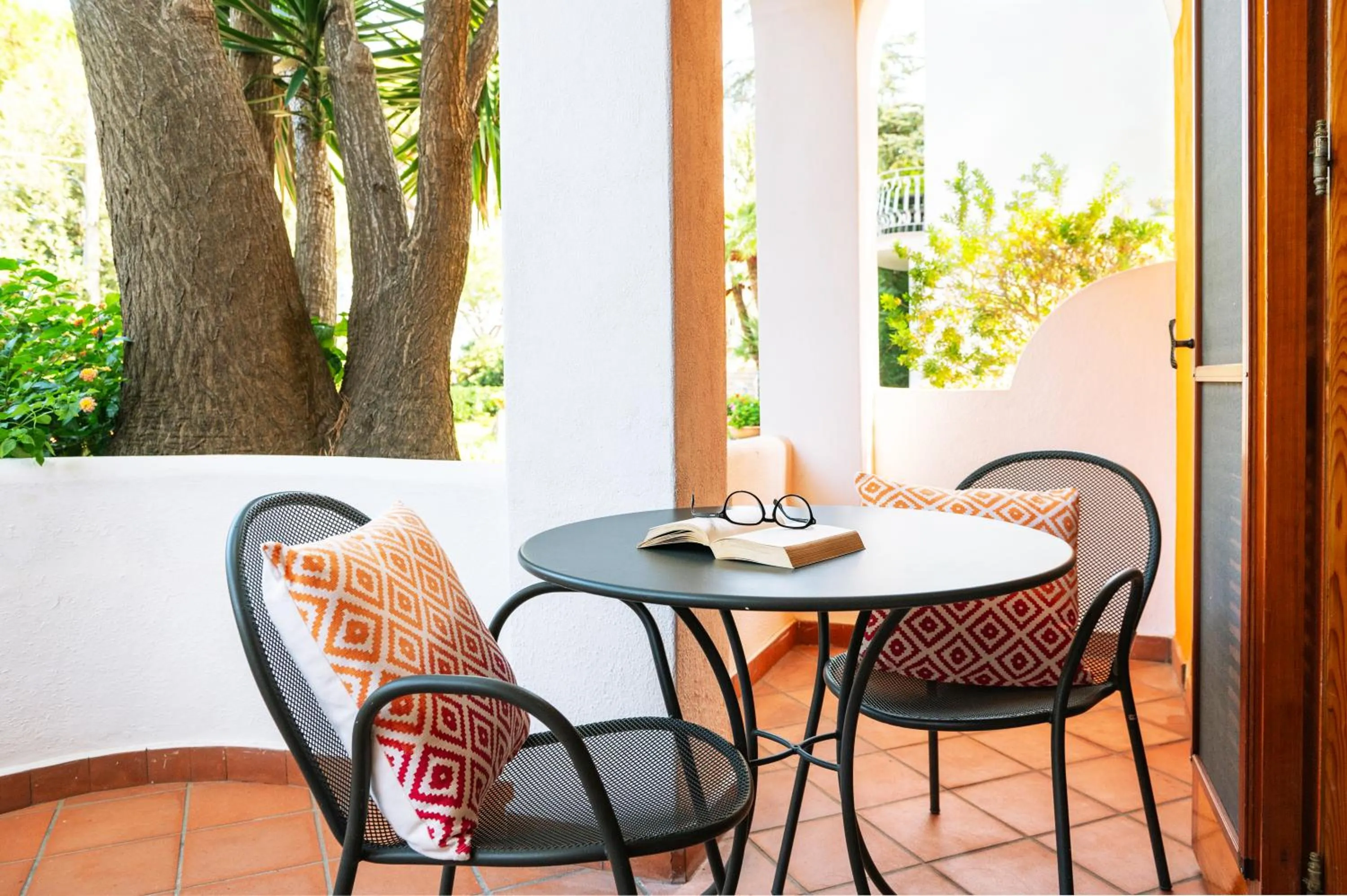 Patio in Poggio Aragosta Hotel & Spa