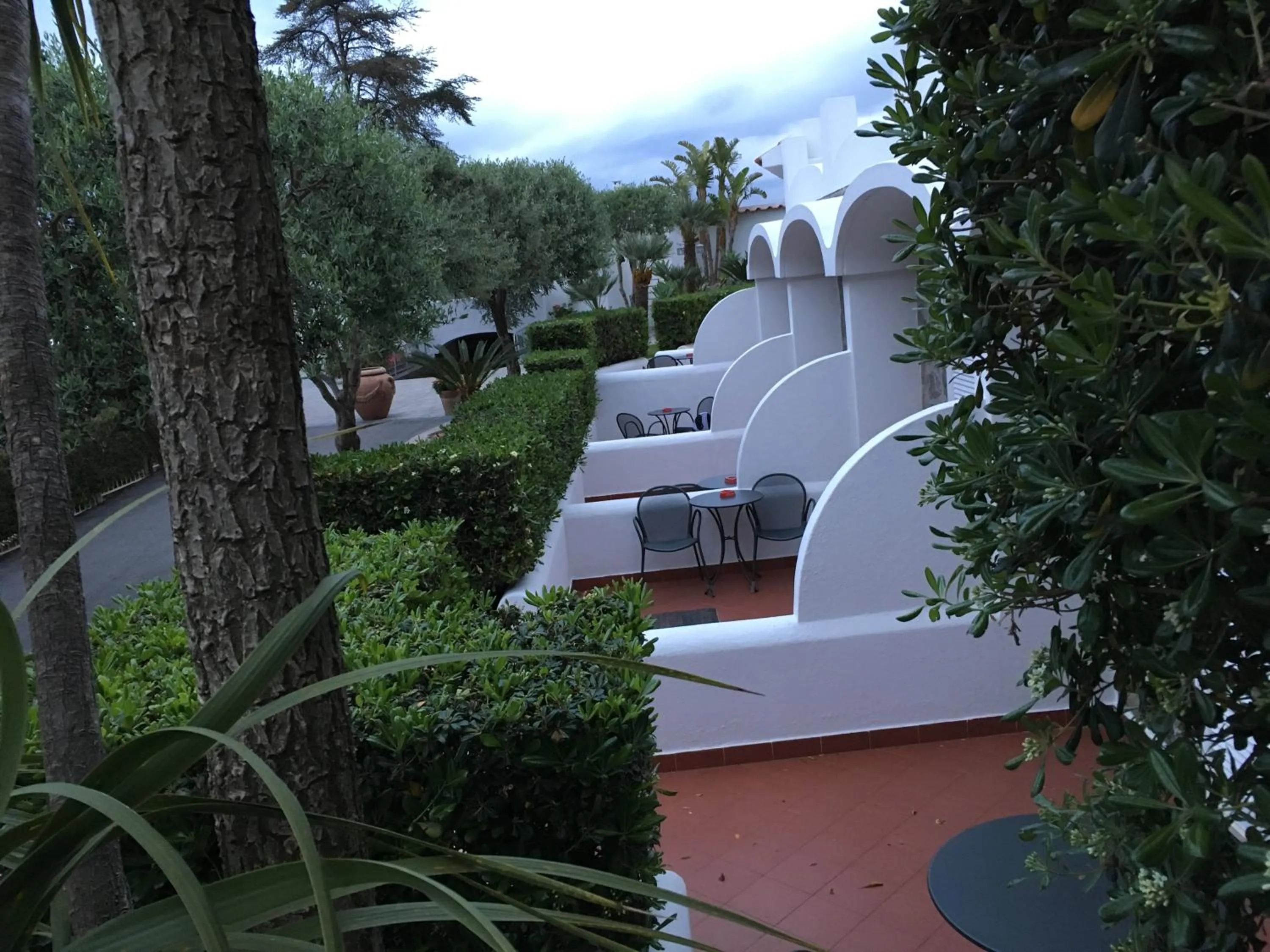 Patio in Poggio Aragosta Hotel & Spa