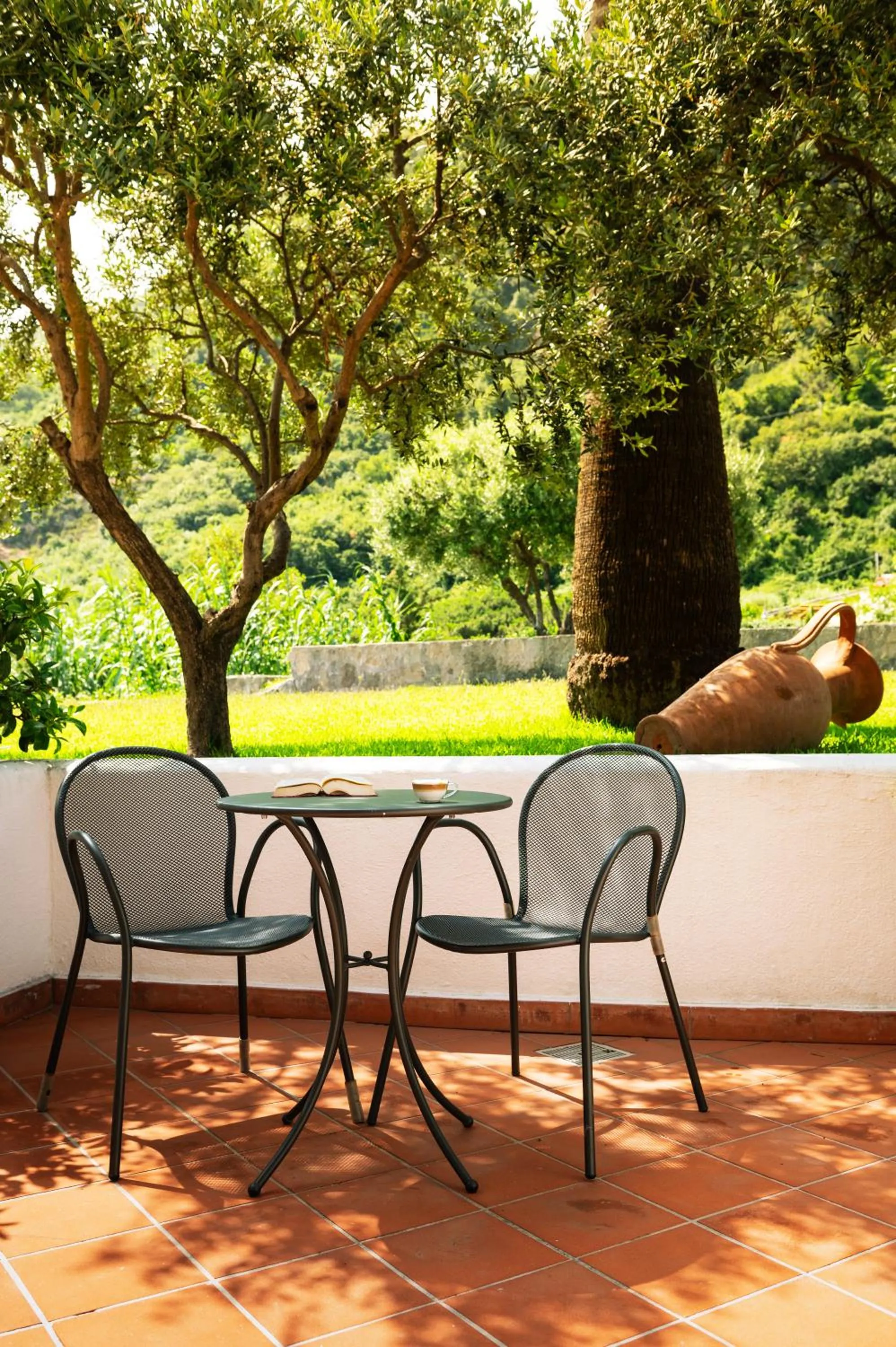 Patio in Poggio Aragosta Hotel & Spa