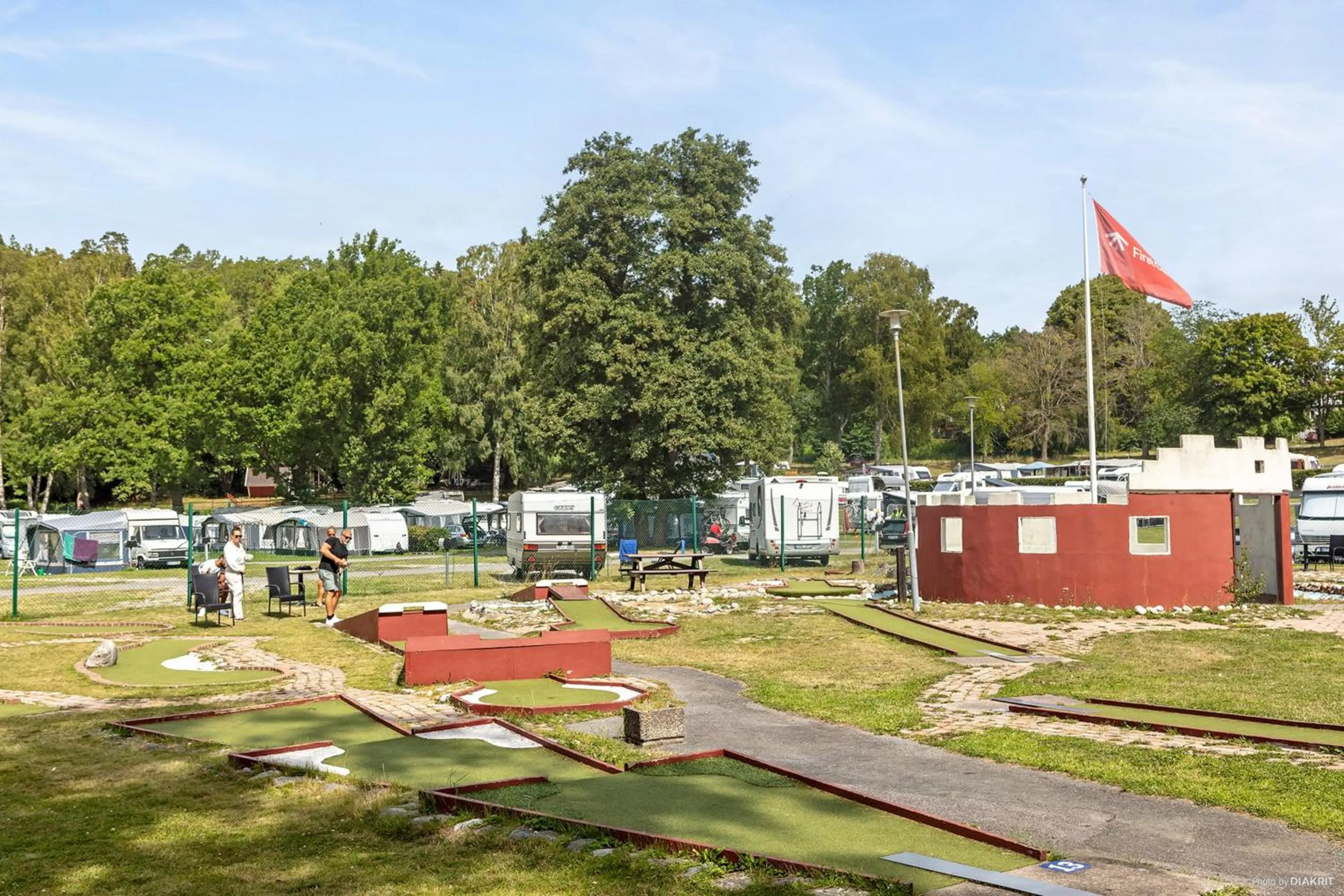 Minigolf in First Camp Nickstabadet-Nynäshamn