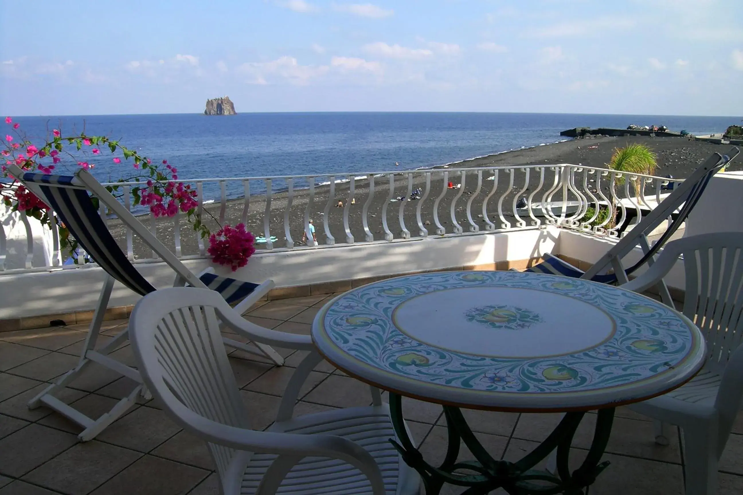 View (from property/room), Balcony/Terrace in La Sirenetta Park Hotel