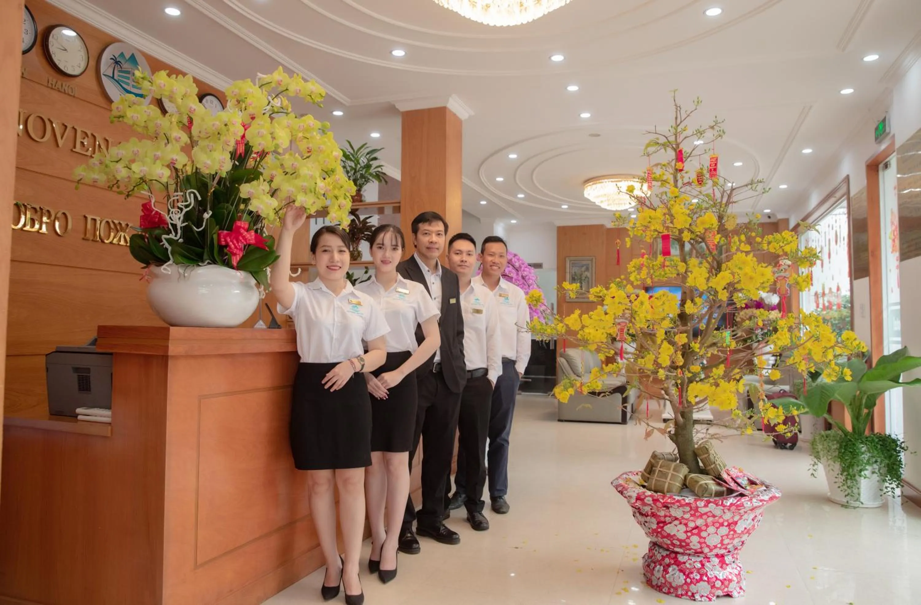 Lobby or reception in Novena Hotel