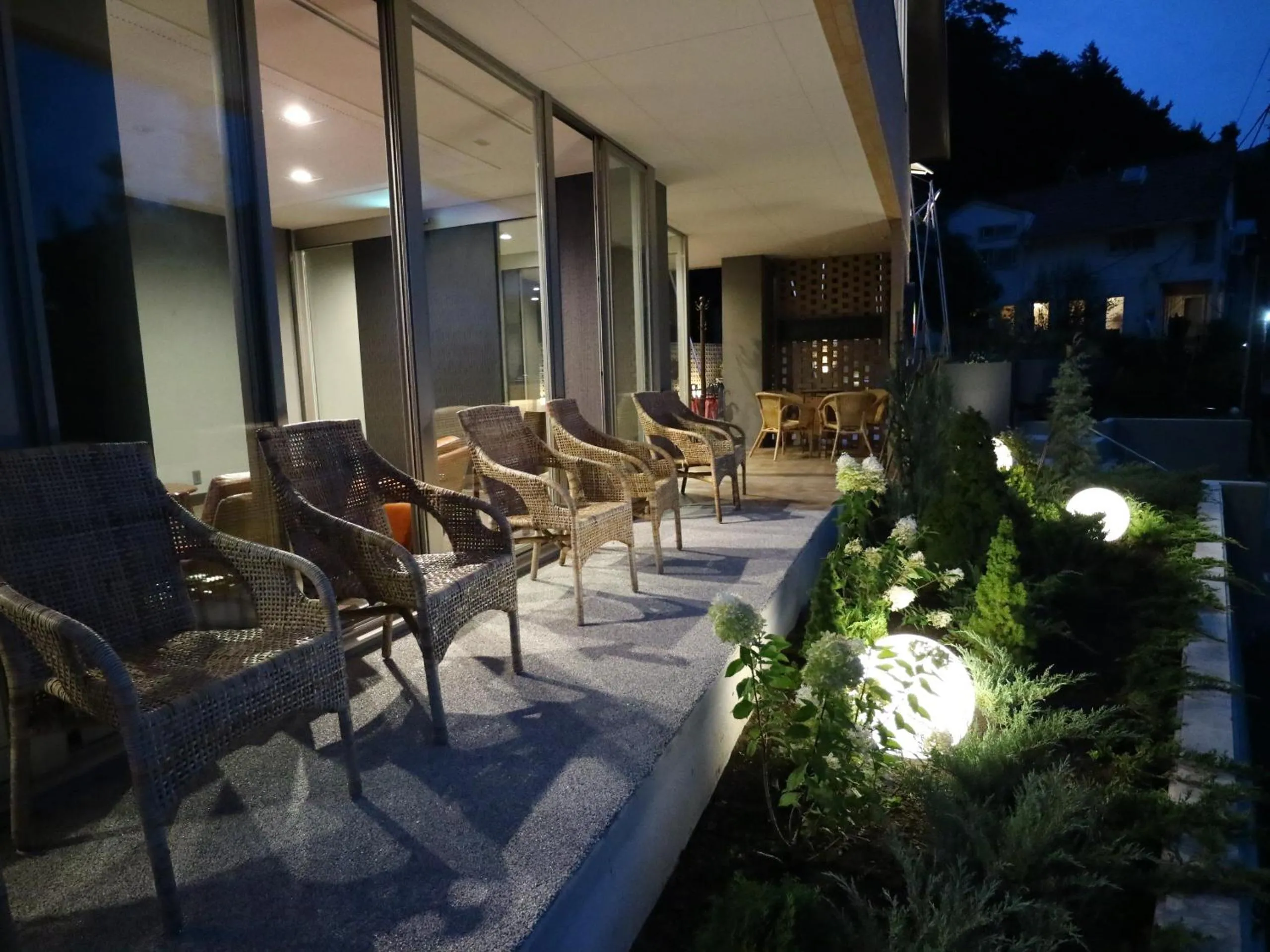 Balcony/Terrace in Mizno Hotel