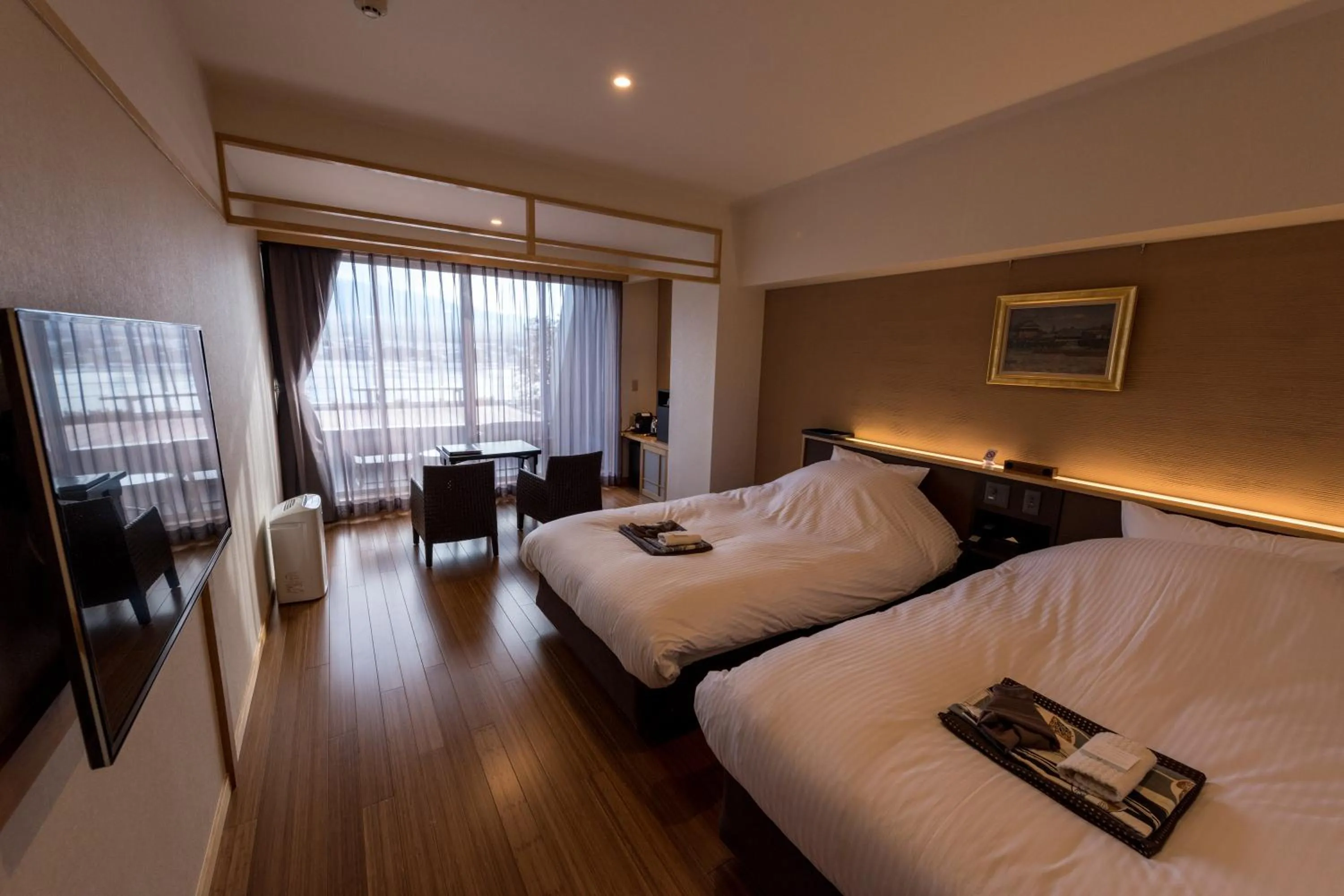 Photo of the whole room, Bed in Mizno Hotel