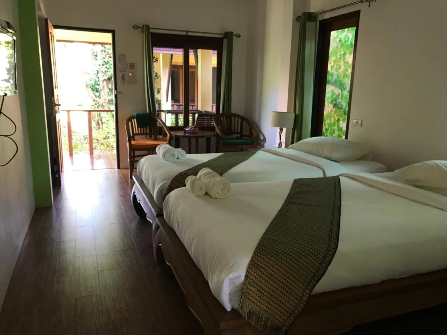Bed in Green Villa