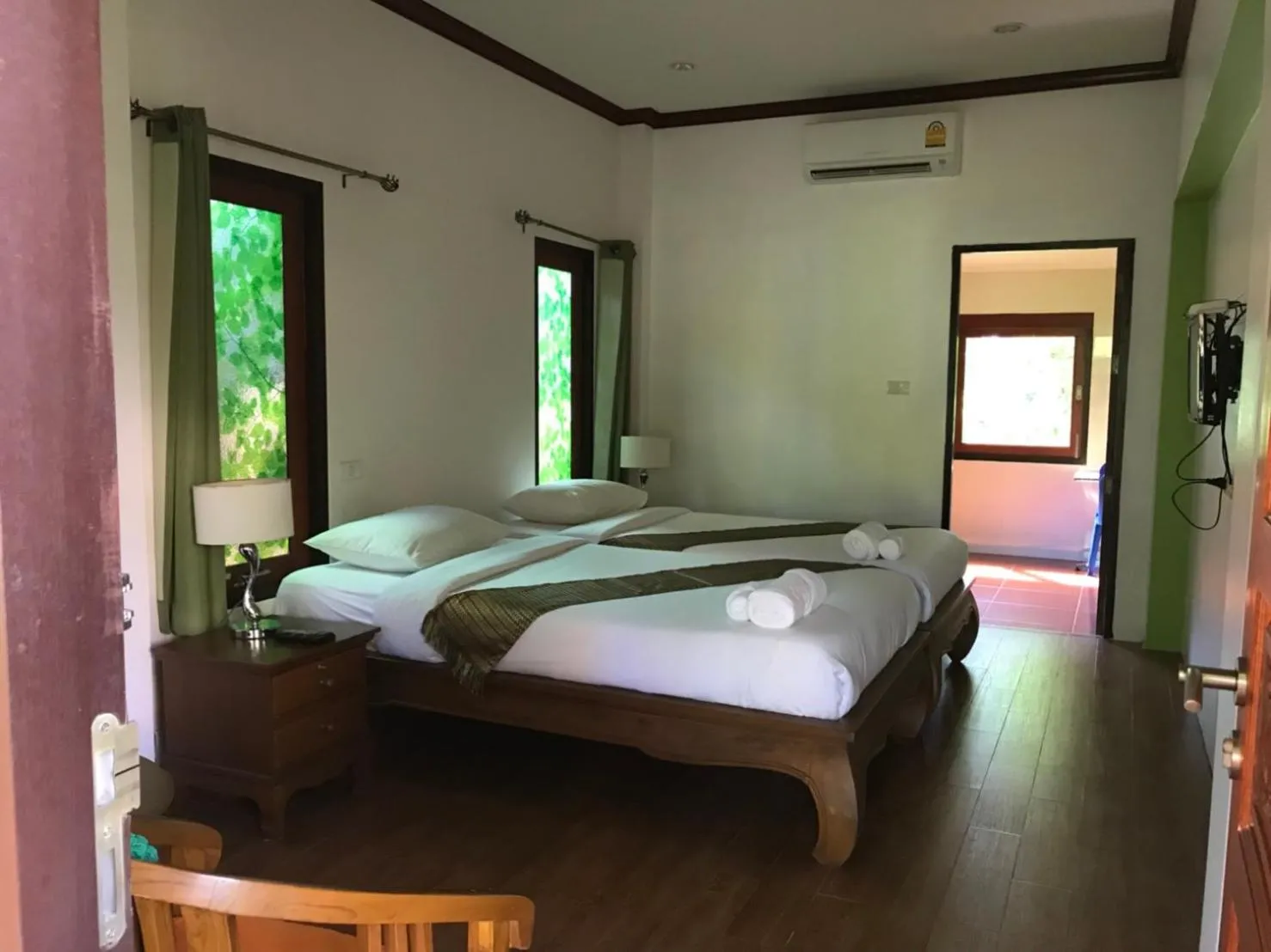 Bed in Green Villa