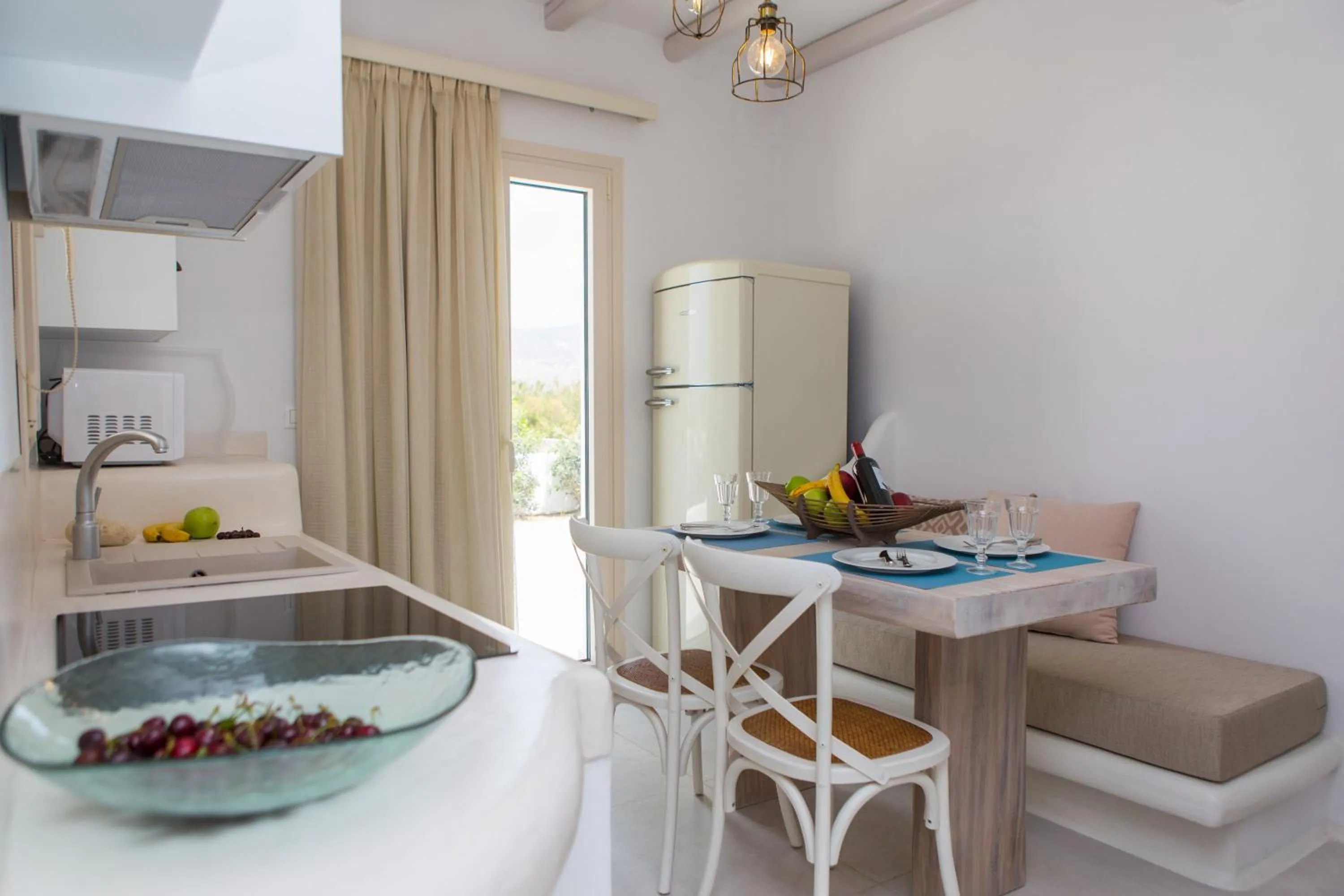 Kitchen or kitchenette in Naxian Lounge Villas